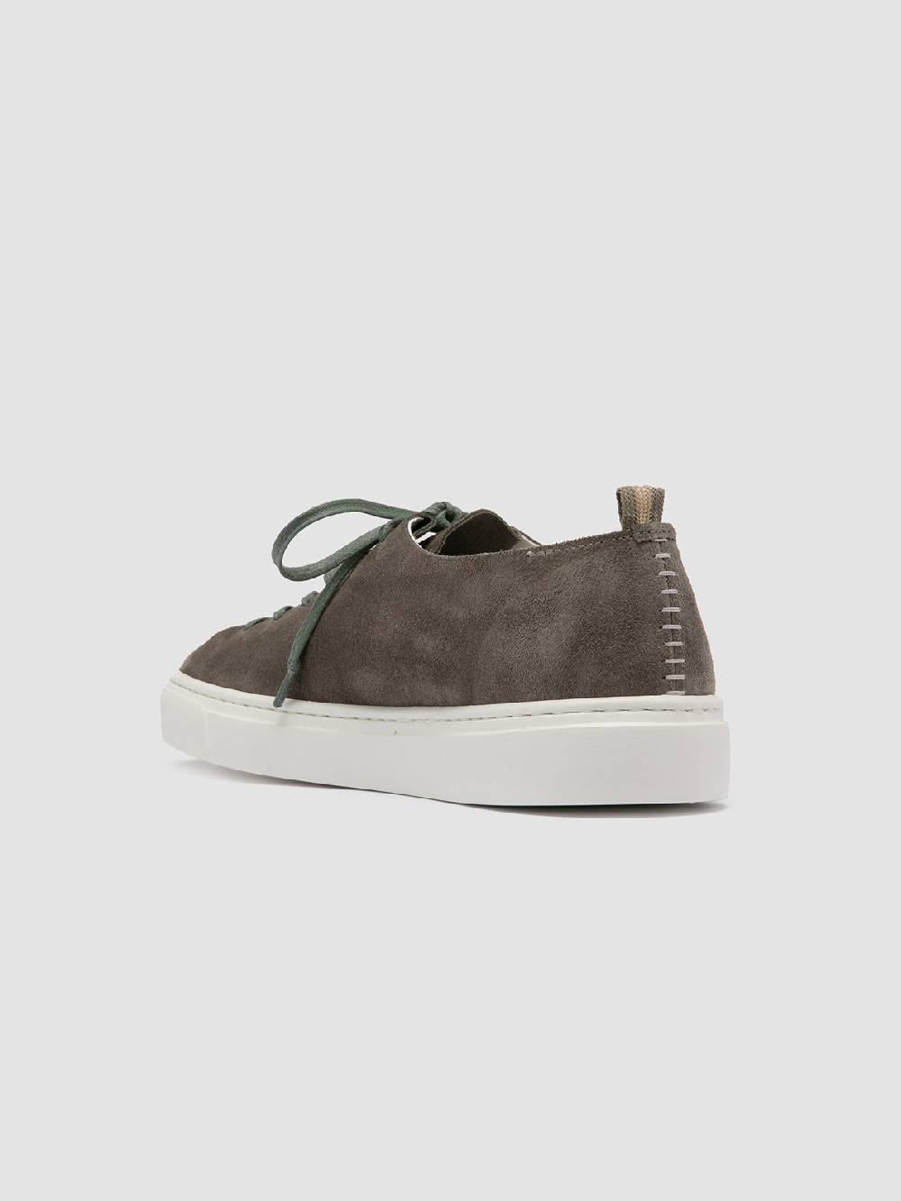 Officine Creative LEGGERA 100 Sneakers Basse in Pelle Scamosciata Verde Negozio