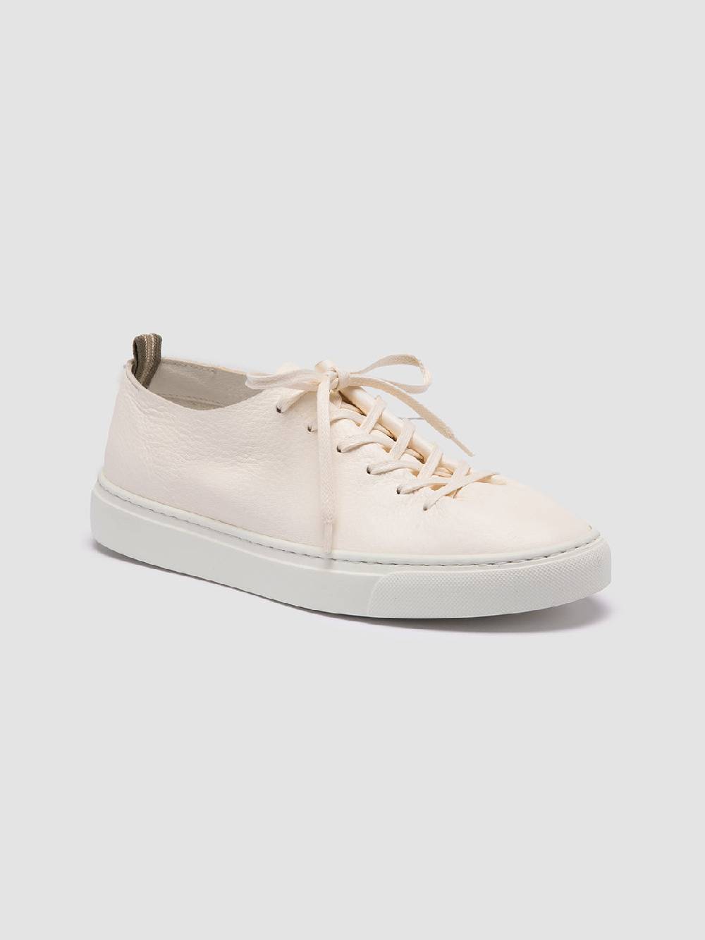 Officine Creative LEGGERA 100 White Leather Low Top Sneakers Moda