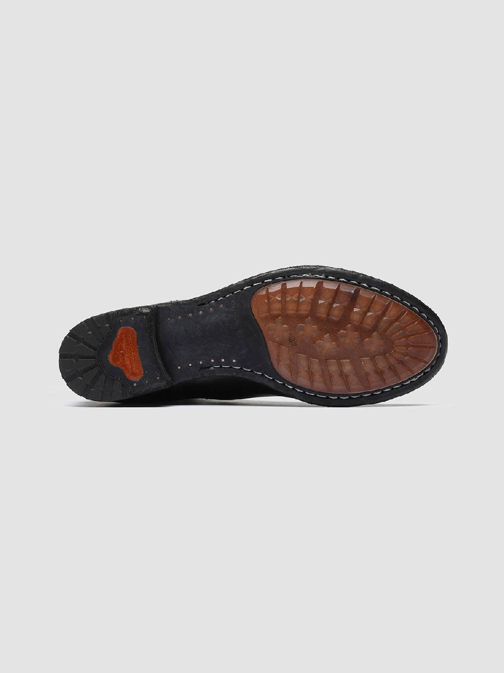Officine Creative LEXIKON 073 Stivaletti Chelsea in Pelle Nera Italia