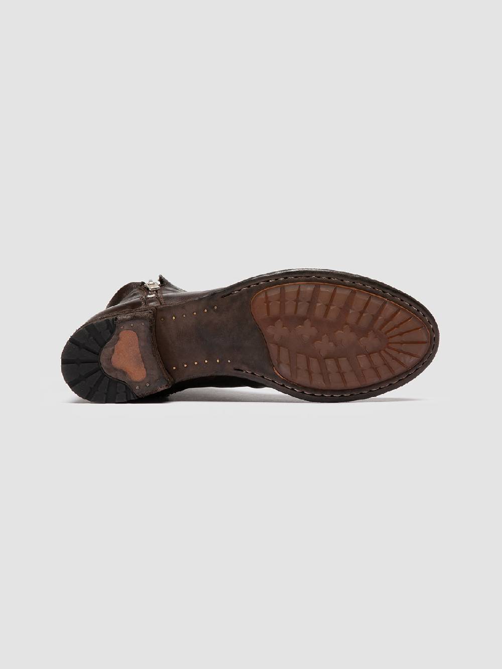 Officine Creative LEXIKON 097 Stivaletti in Pelle Marrone Nuovo
