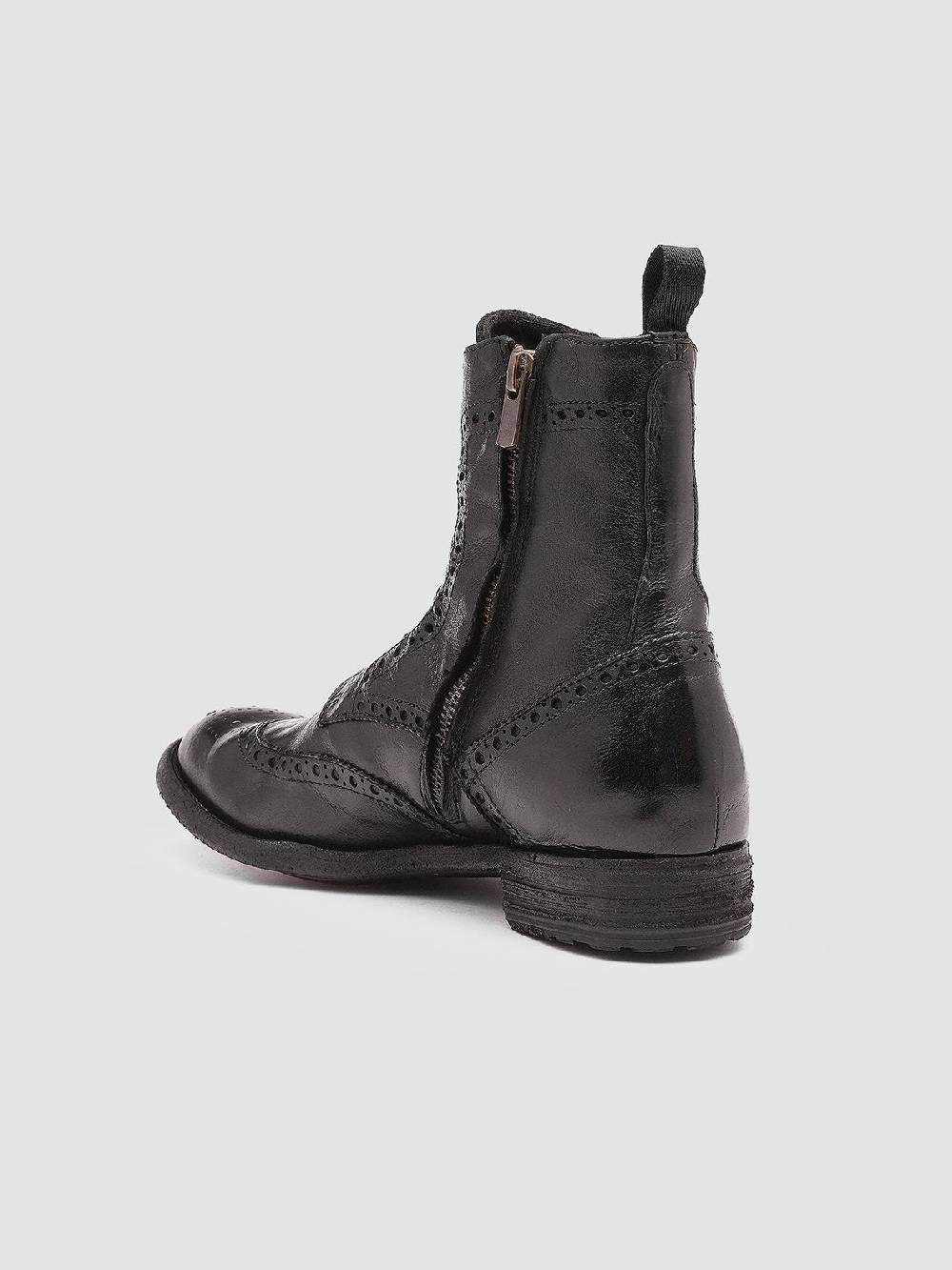 Officine Creative LEXIKON 131 Stivaletti in Pelle Nera Promozione