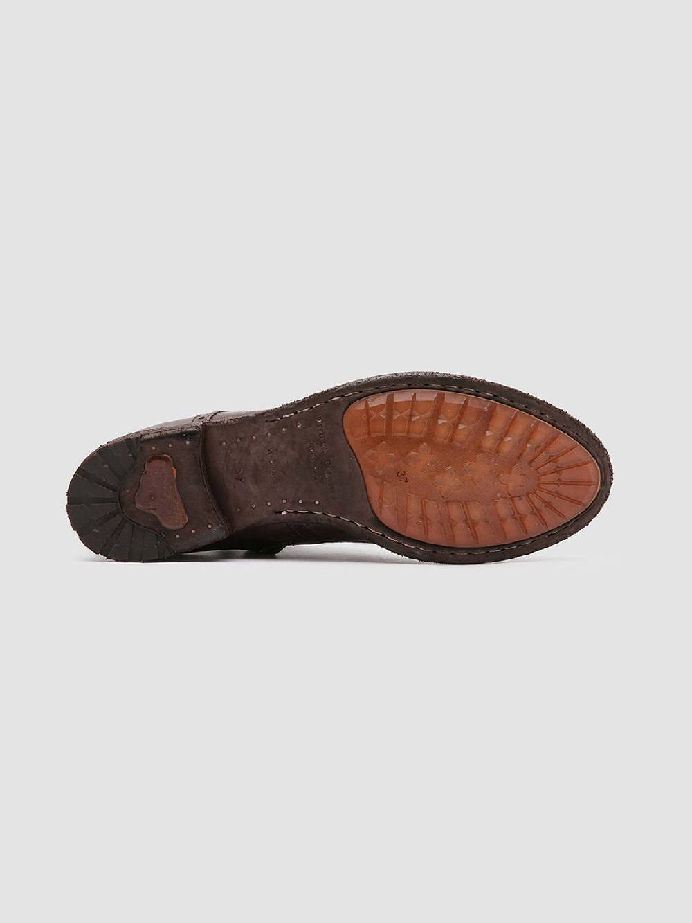 Officine Creative LEXIKON 131 Stivaletti in Pelle Marrone Pezzi Unici
