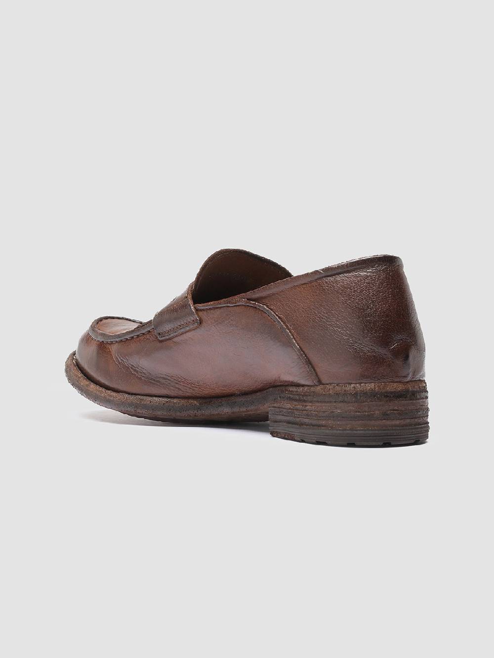 Officine Creative LEXIKON 140 Mocassini Penny Loafer in Pelle Marrone Qualità Garantita