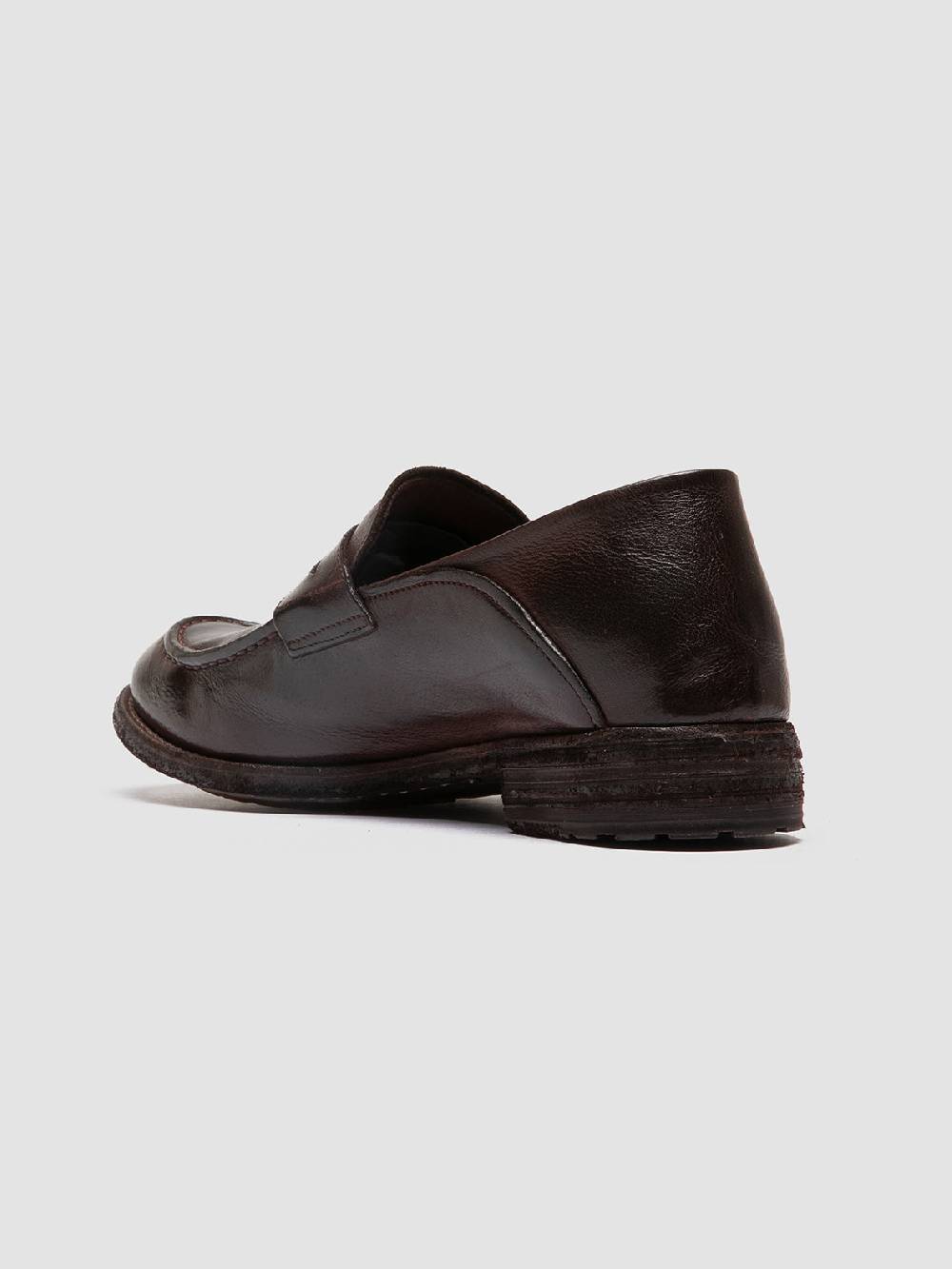 Officine Creative LEXIKON 140 Mocassini Penny Loafer in Pelle Marrone Negozi Online