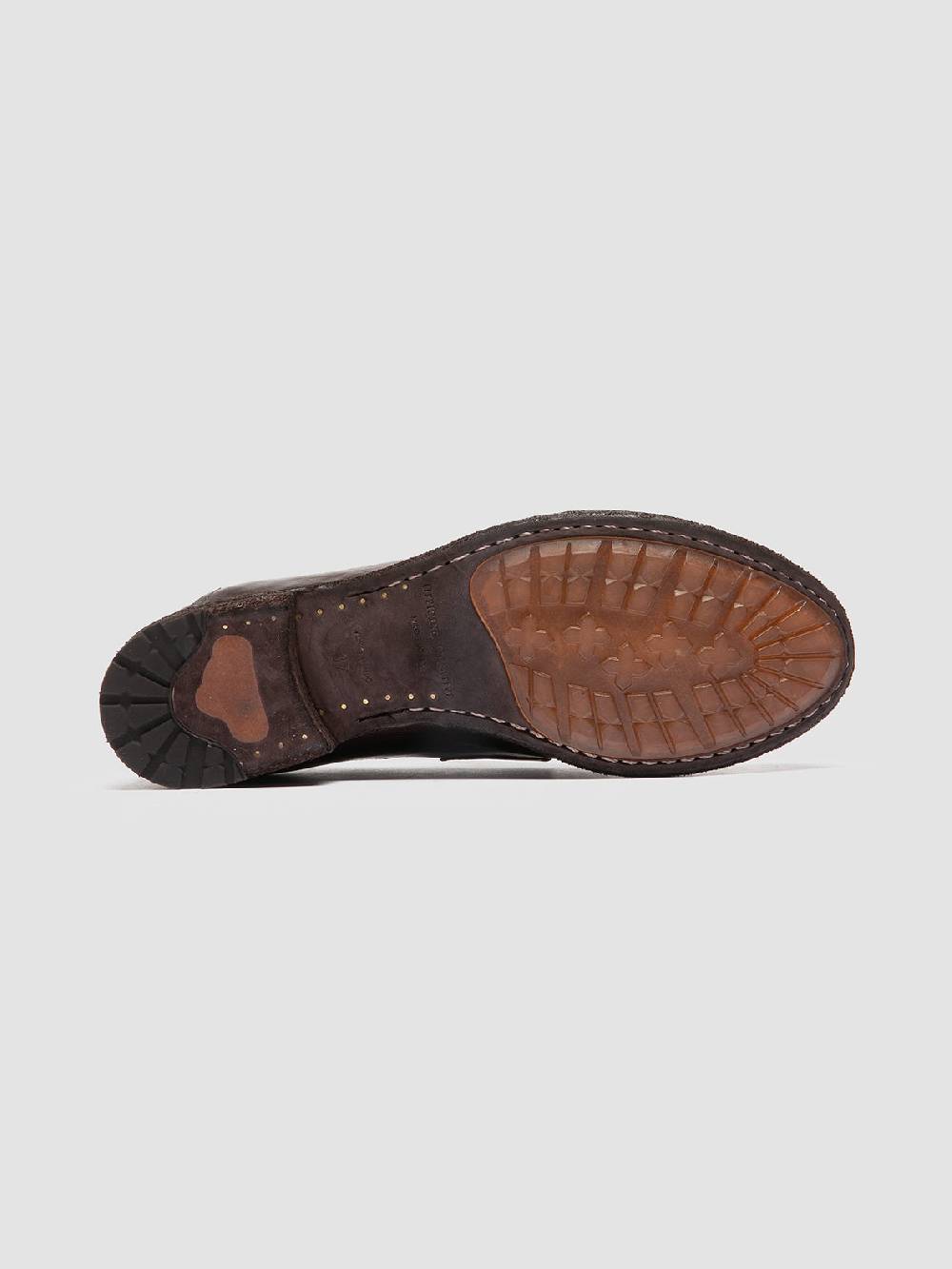 Officine Creative LEXIKON 140 Mocassini Penny Loafer in Pelle Marrone Negozi Online