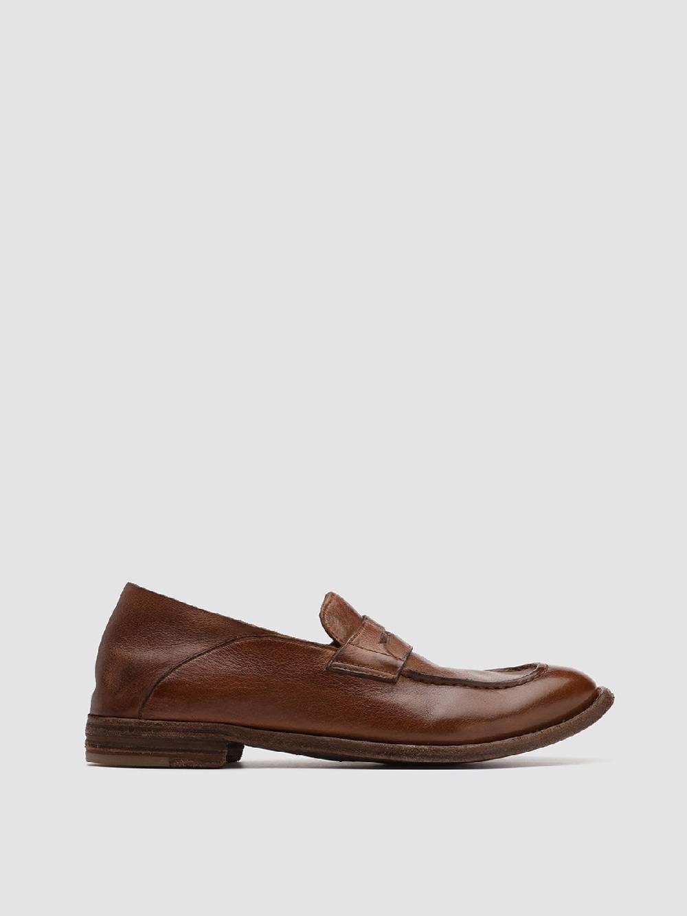 Officine Creative LEXIKON 516 Mocassini in Pelle Marrone Consegna Veloce