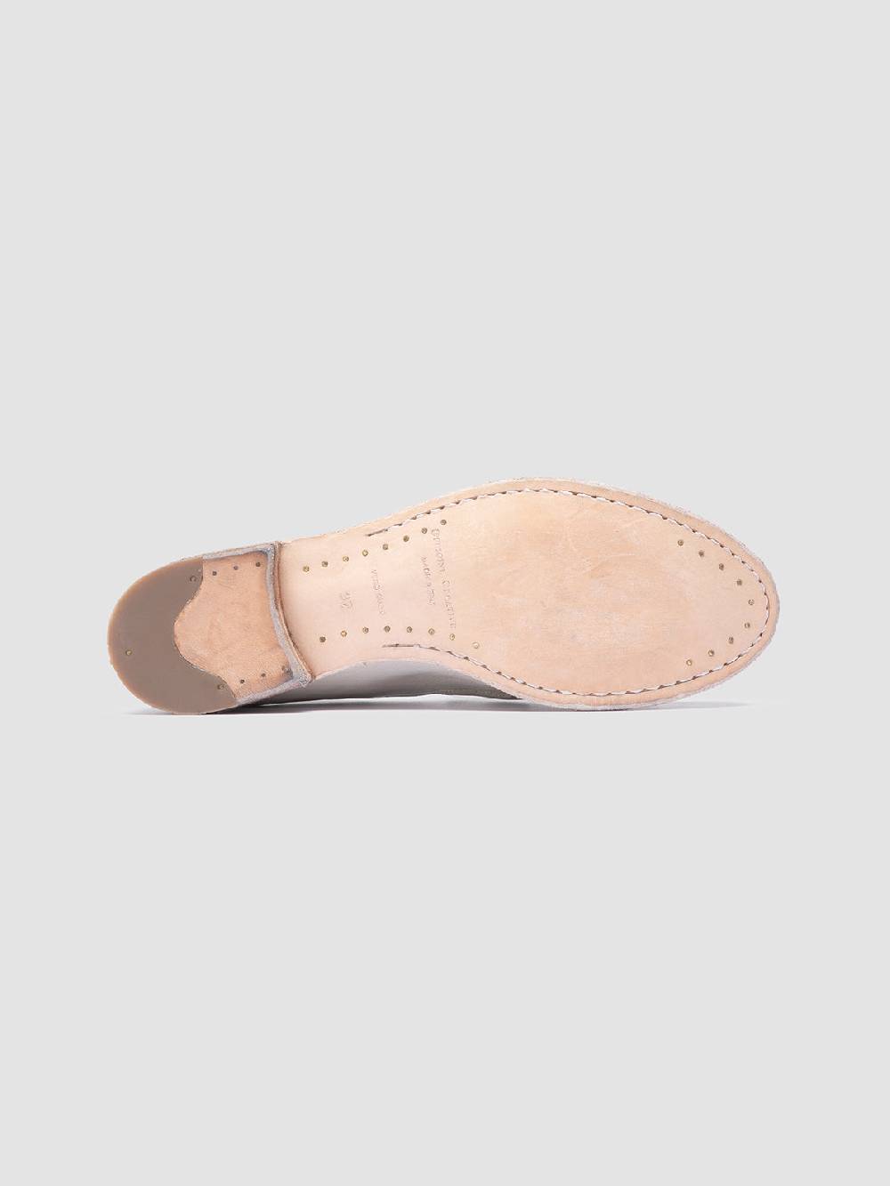 Officine Creative LEXIKON 516 White Leather Loafers Solo un giorno rimasto