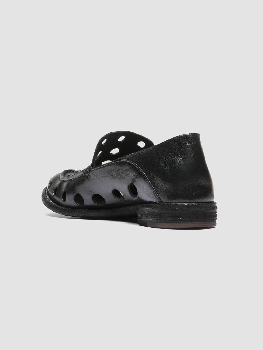 Officine Creative LEXIKON 542 Mocassini in Pelle Nera Officina