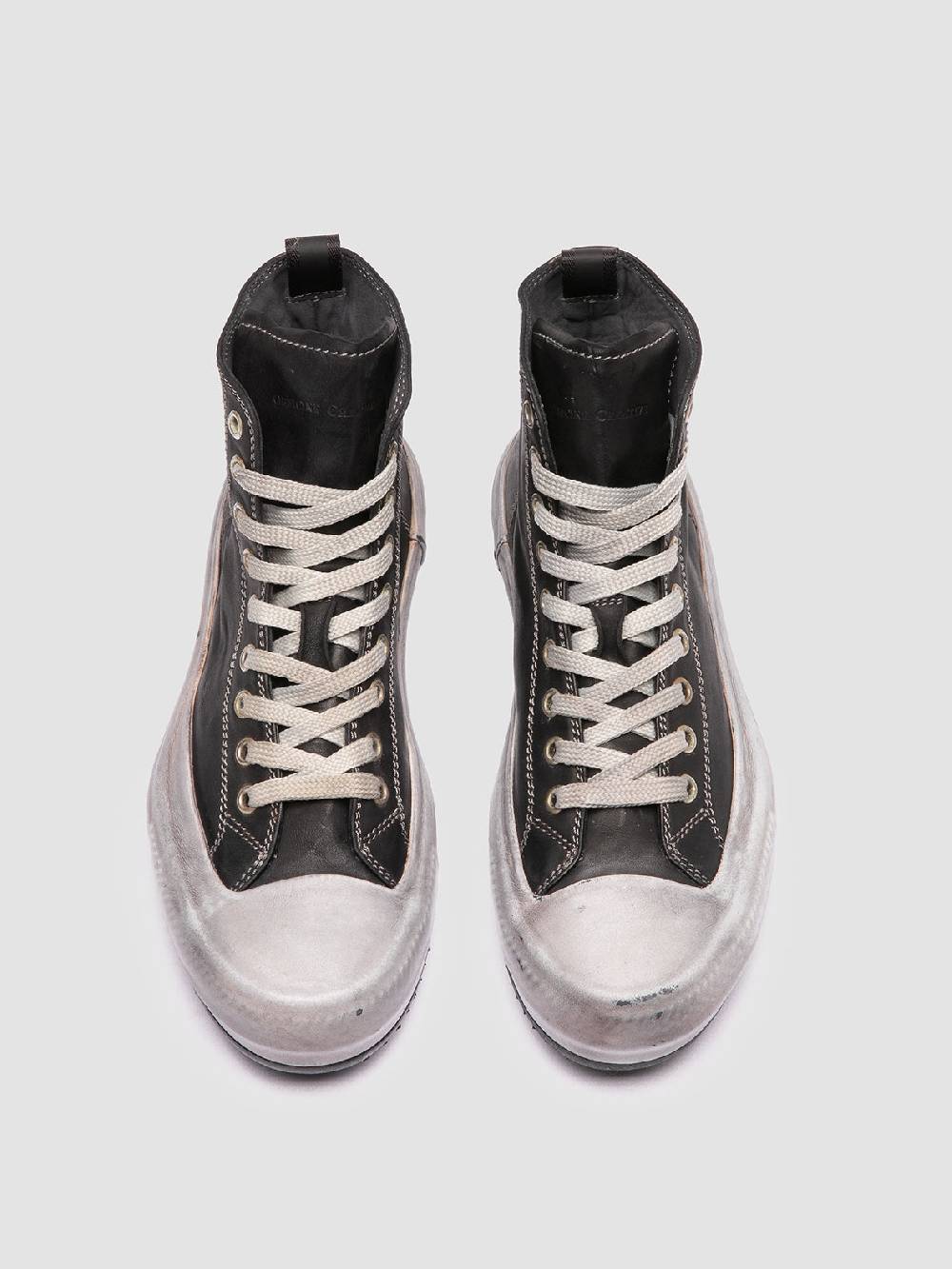 Officine Creative MES DD 102 Sneaker Alte in Pelle Nera Duty-free