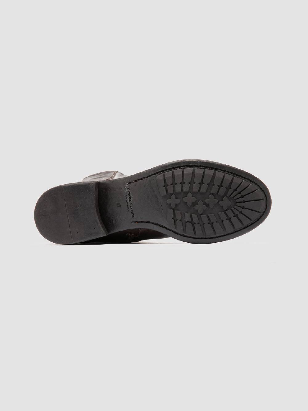 Officine Creative LIS 005 Stivali con Zip in Pelle Marrone Italia