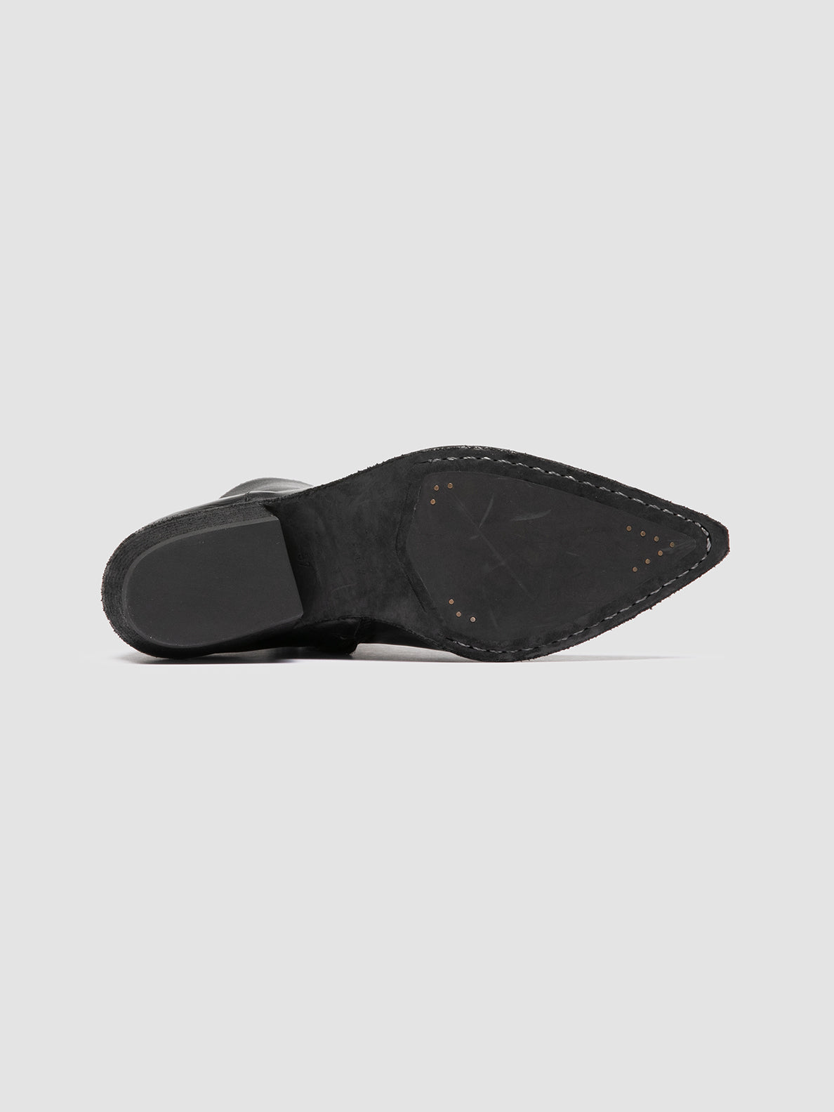 Officine Creative NOELIE DD 102 Stivali con Zip in Pelle Nera Pezzi Unici