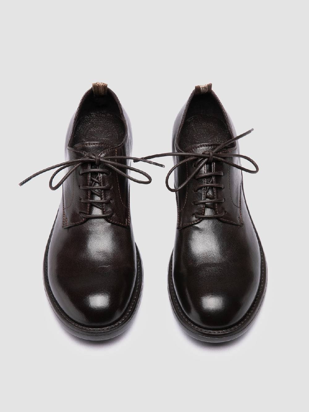Officine Creative SERGEANT 101 Derby in Pelle Bordeaux Acquista Ora