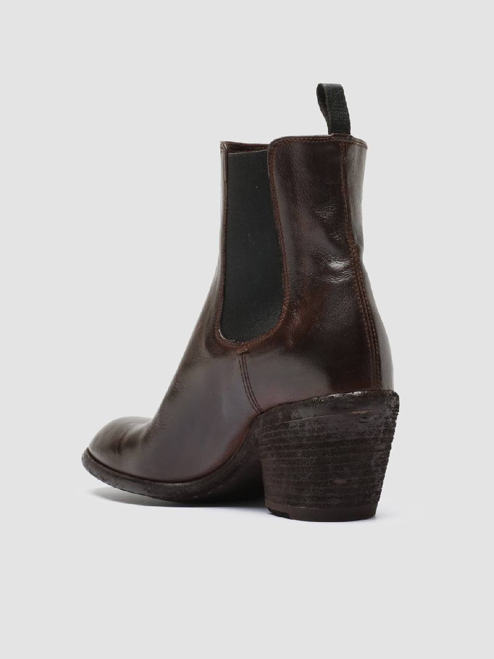 Officine Creative SYDNE 001 Stivali Chelsea in Pelle Marrone Shopping Online