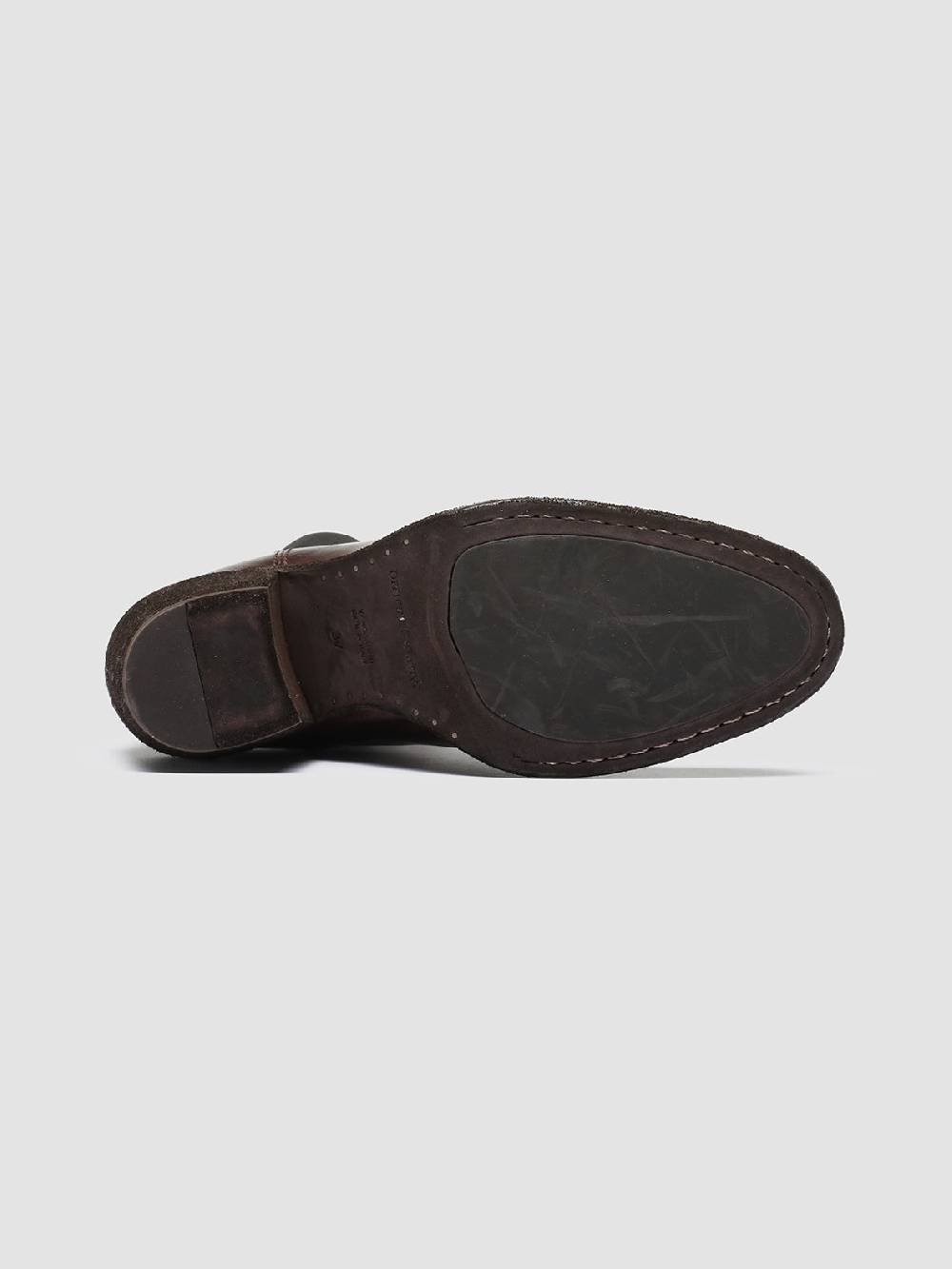 Officine Creative SYDNE 001 Stivali Chelsea in Pelle Marrone Shopping Online