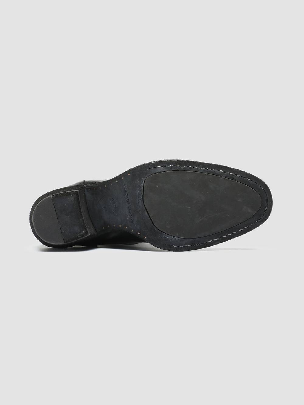 Officine Creative SYDNE 005 Stivali Zip in Pelle Nera Affare Del Giorno