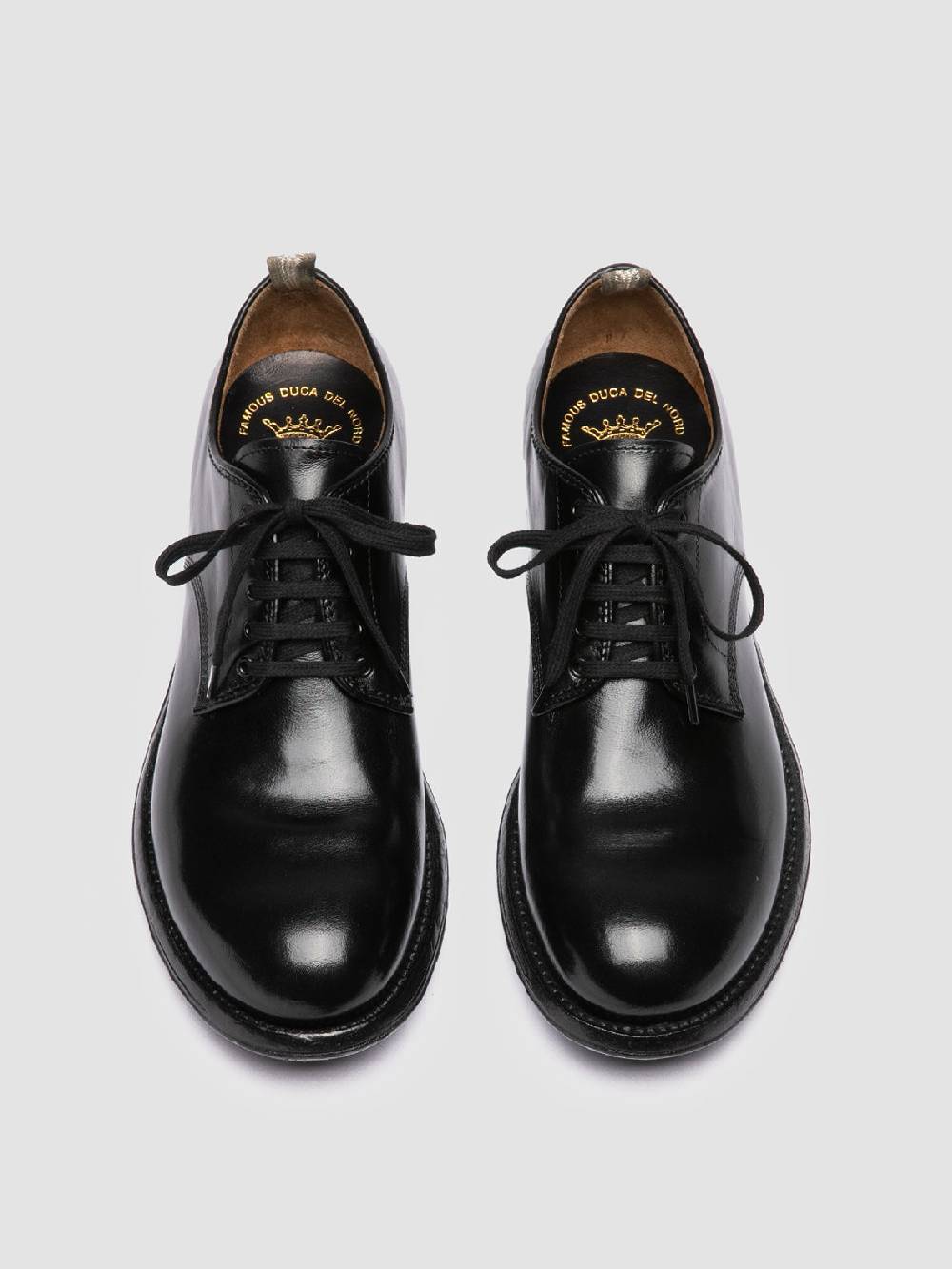Officine Creative ADMIRAL 001 Derby in Pelle Nera Novità