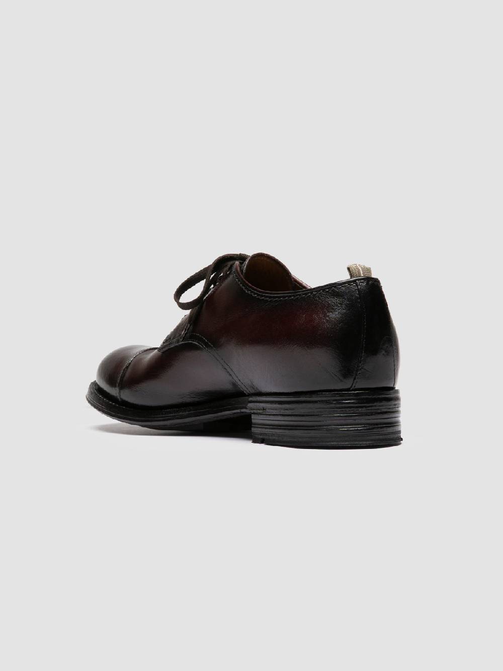 Officine Creative ADMIRAL 002 Derby in Pelle Bordeaux Sconto