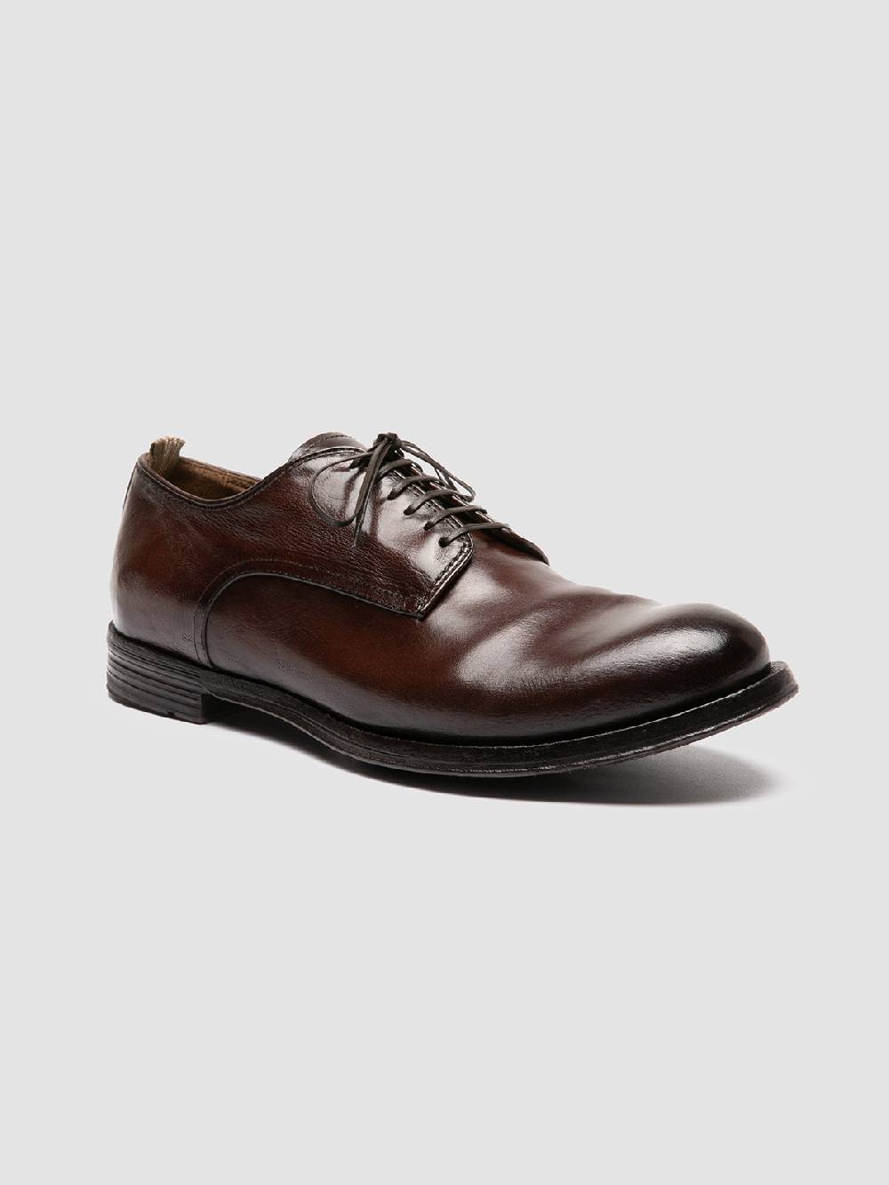 Officine Creative ANATOMIA 012 Derby in Pelle Marrone Outlet