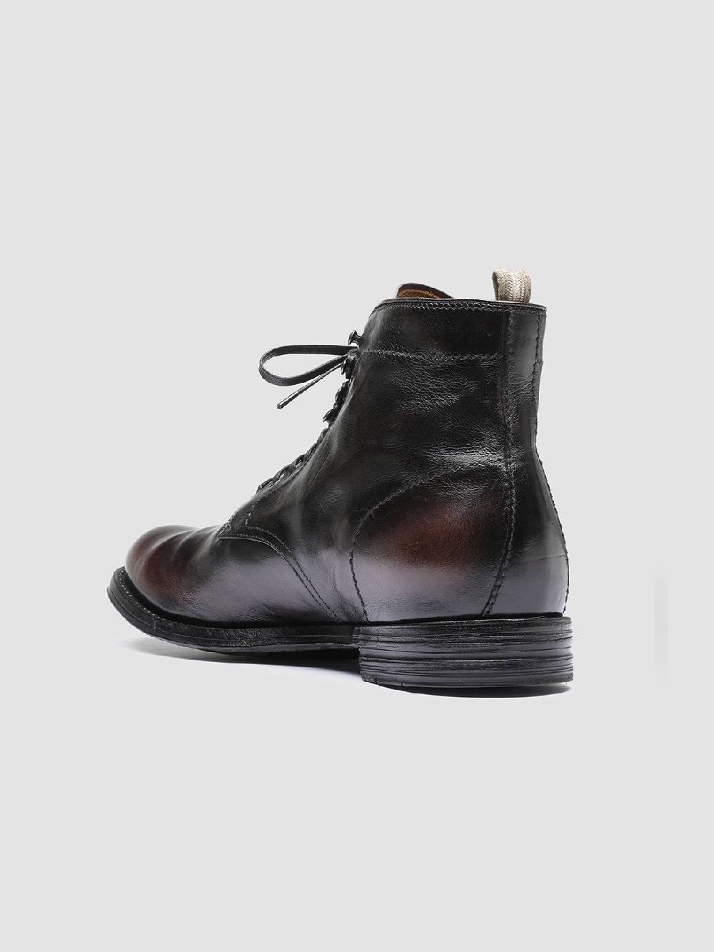 Officine Creative ANATOMIA 013 Stivaletti in Pelle Nera Saldi