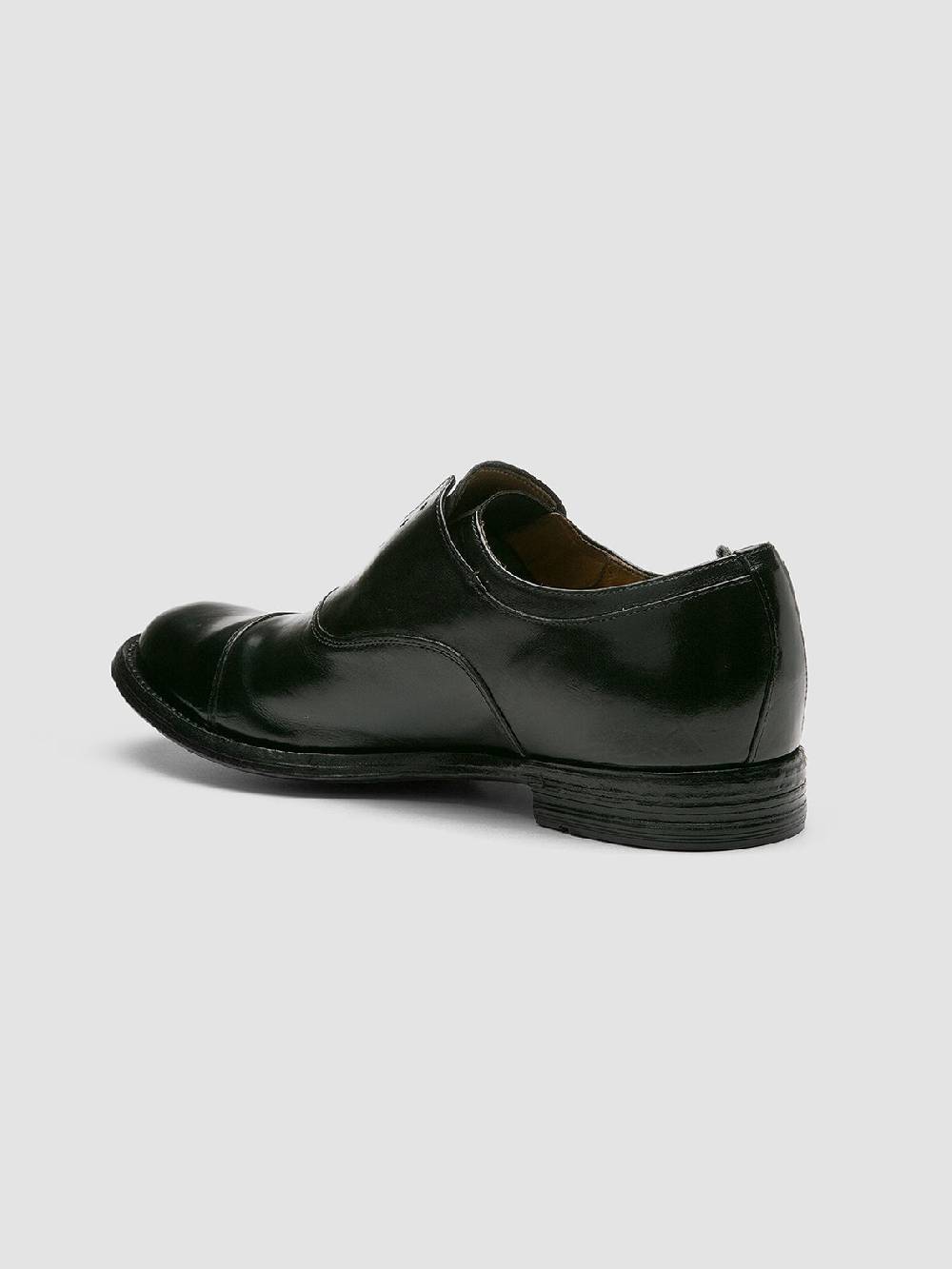 Officine Creative ANATOMIA 015 Black Leather Oxford Shoes Vendita Calda