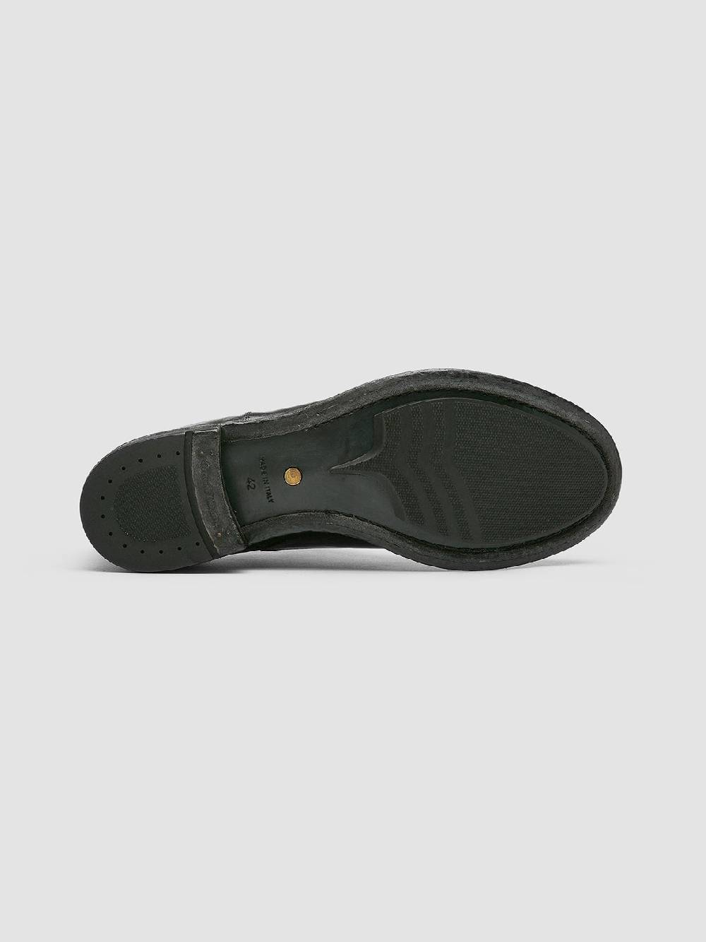 Officine Creative ANATOMIA 015 Black Leather Oxford Shoes Vendita Calda