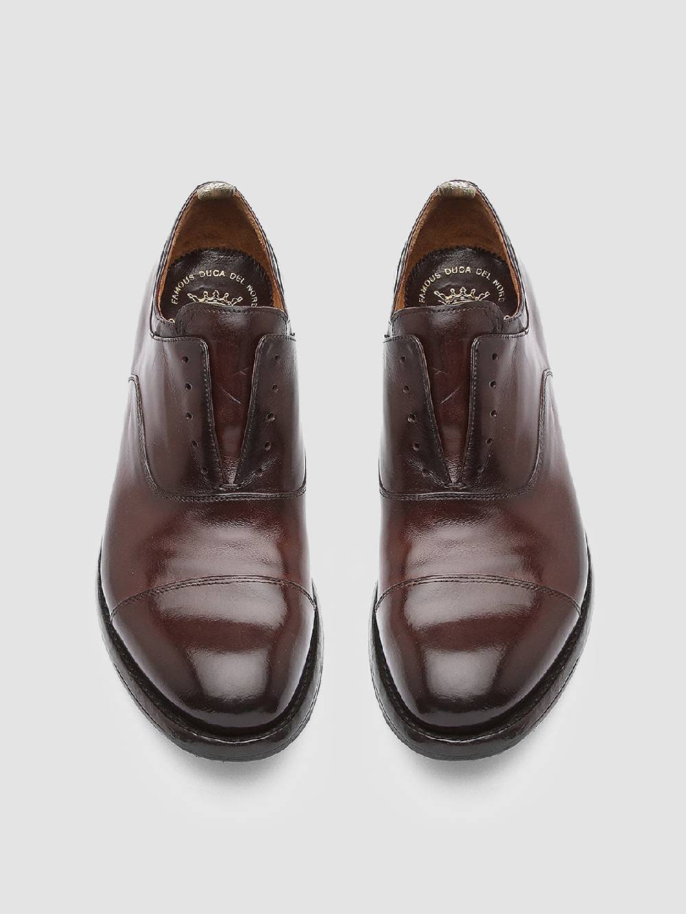Officine Creative ANATOMIA 015 Oxford in Pelle Marrone Vendita Economica
