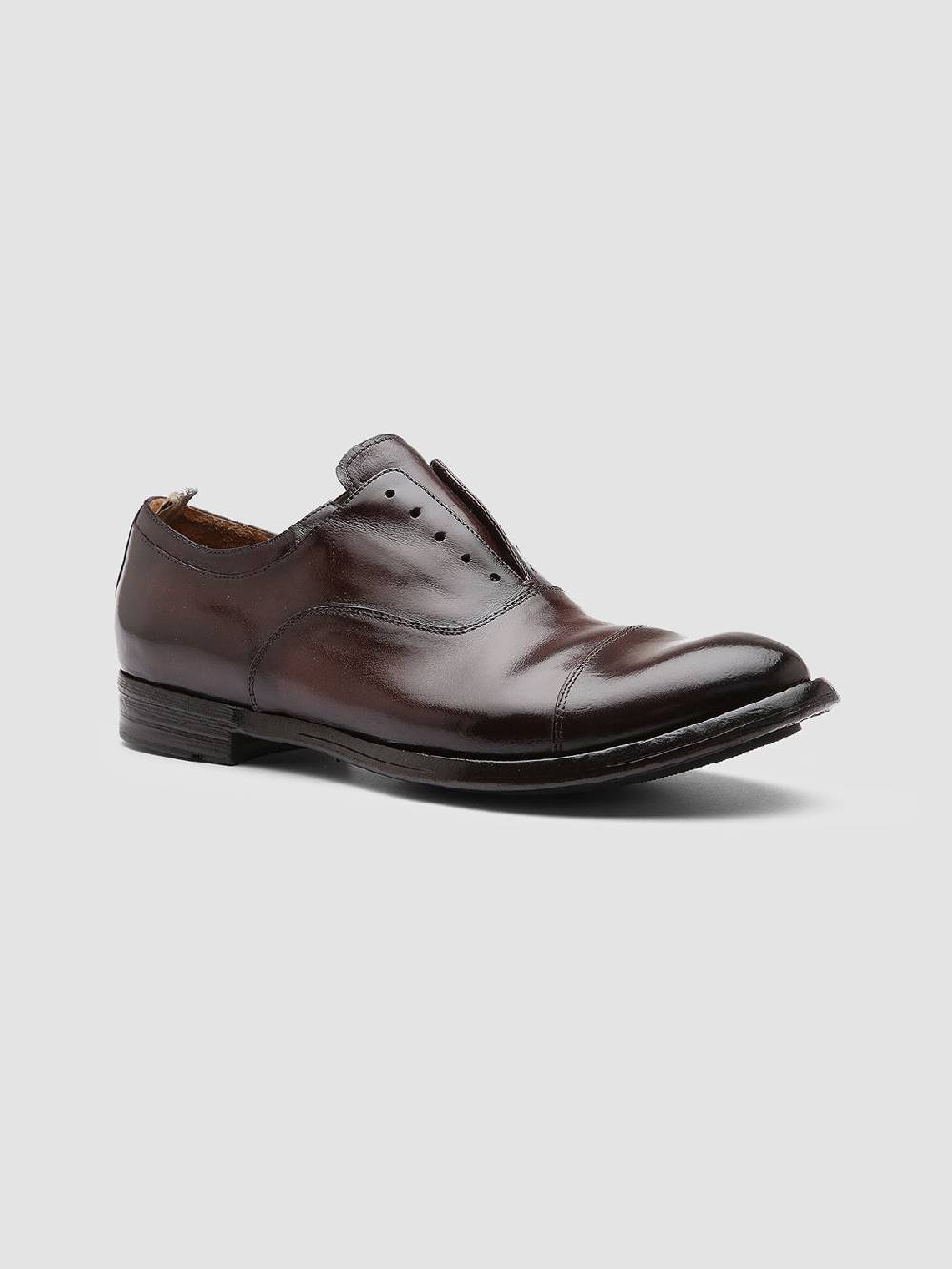 Officine Creative ANATOMIA 015 Oxford in Pelle Marrone Vendita Economica