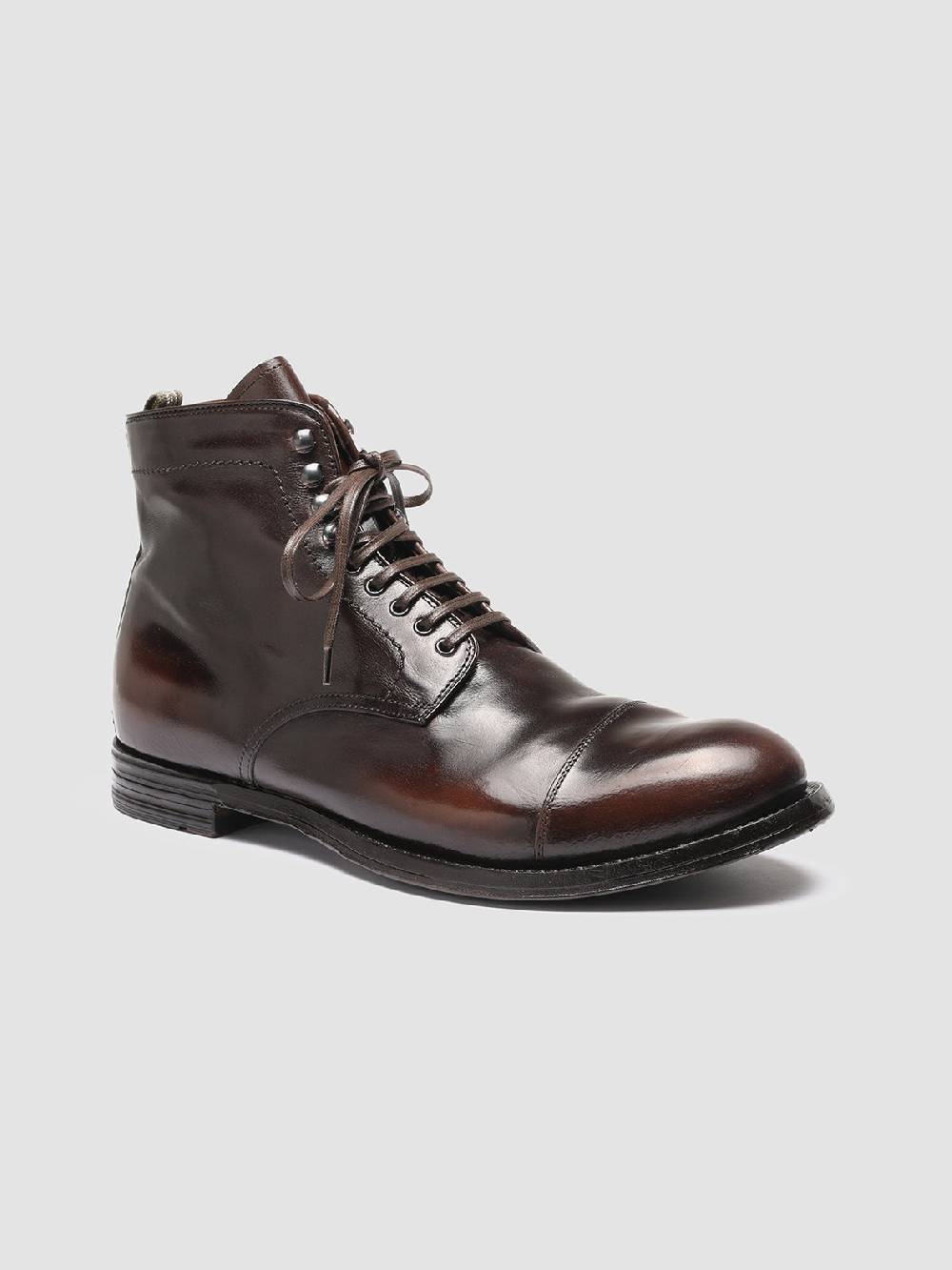Officine Creative ANATOMIA 016 Stivaletti in Pelle Marrone Vendite Flash