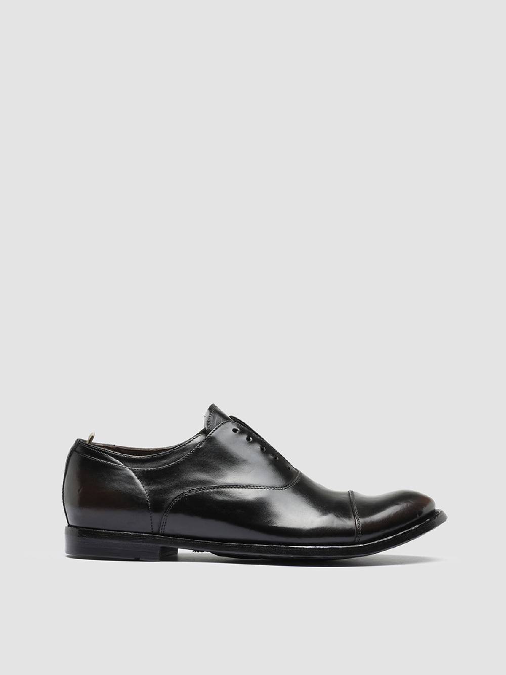 Officine Creative ANATOMIA 08 Oxford in Pelle Marrone Moda