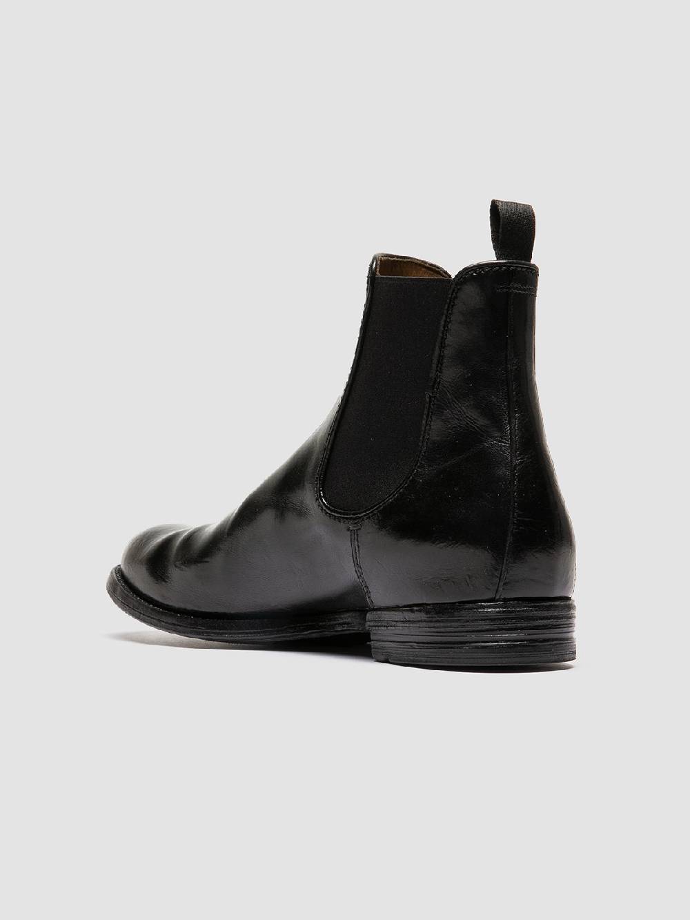 Officine Creative ANATOMIA 083 Stivaletti Chelsea in Pelle Nera Spedizione gratuita