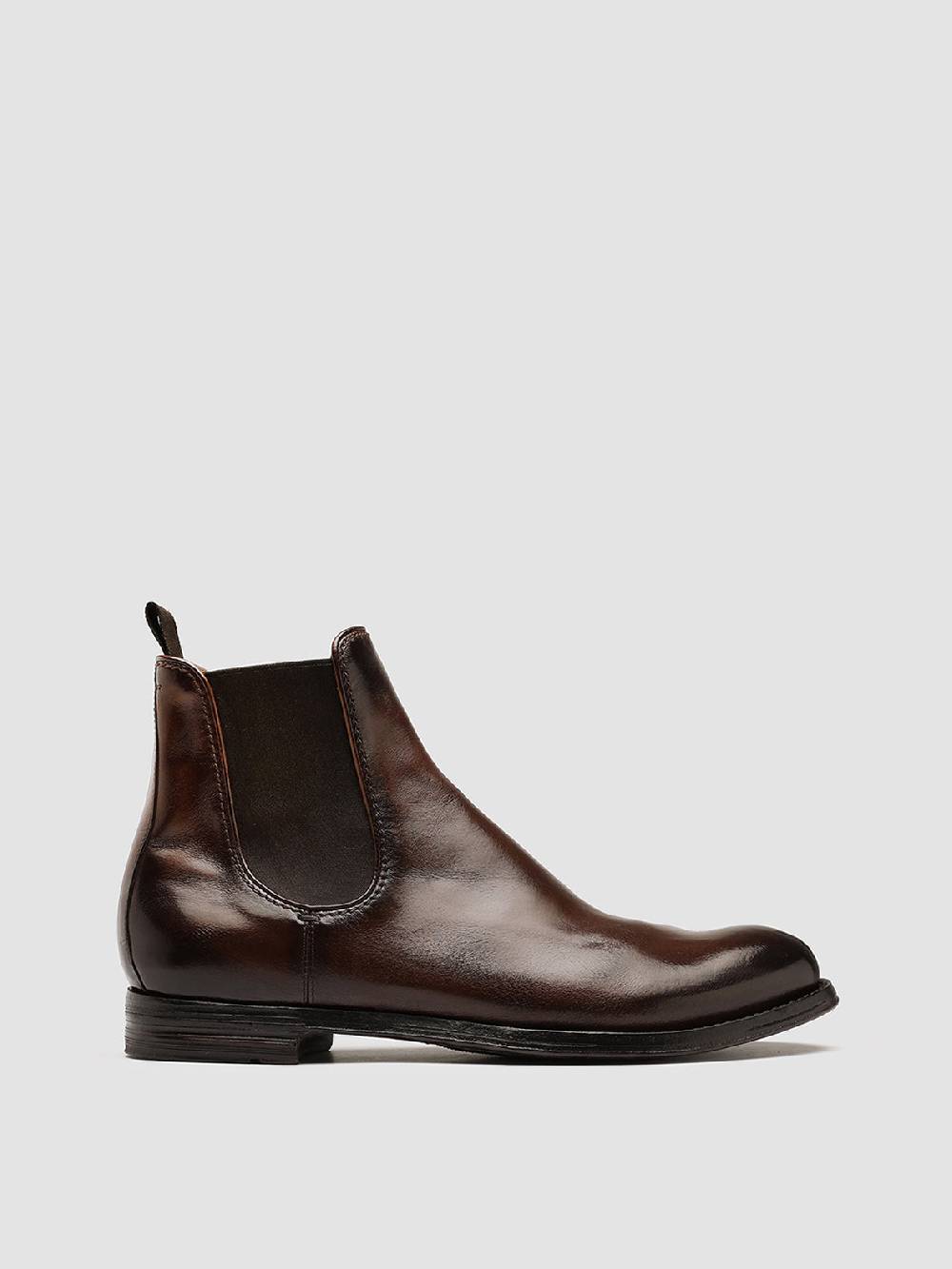 Officine Creative ANATOMIA 083 Stivaletti Chelsea in Pelle Marrone Sconto di tempo limitato