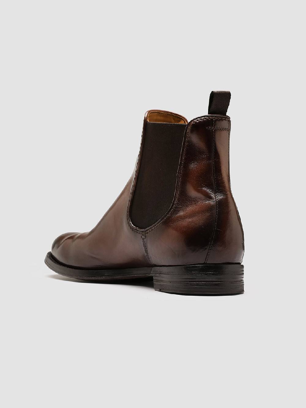 Officine Creative ANATOMIA 083 Stivaletti Chelsea in Pelle Marrone Sconto di tempo limitato