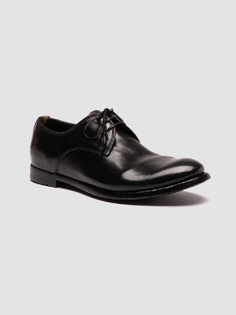 Officine Creative ANATOMIA 87 Scarpe Derby in Pelle Nera Negozio online di fabbrica
