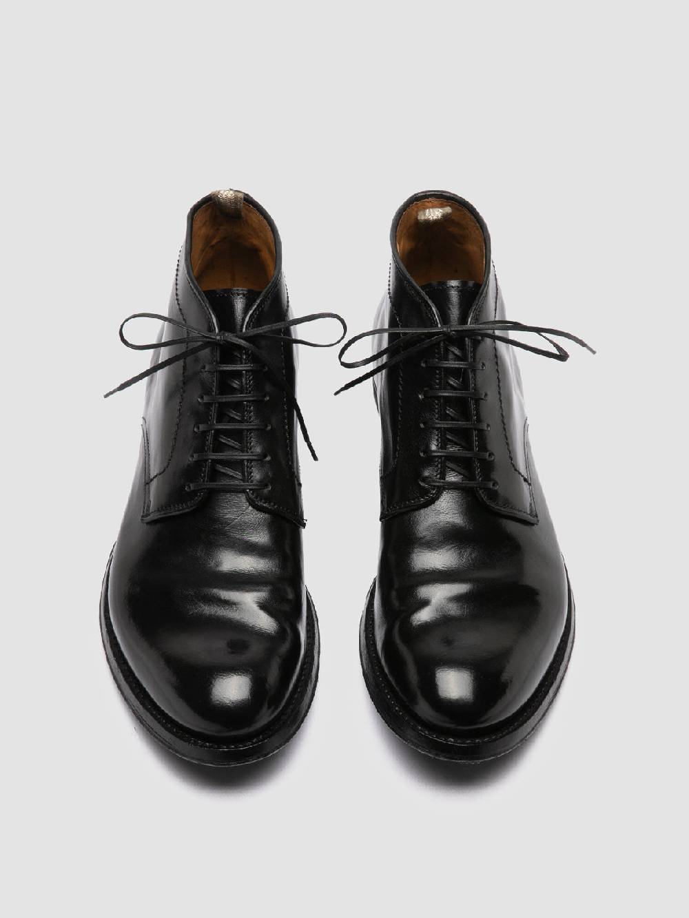 Officine Creative ANATOMIA 88 Stivali Chukka in Pelle Nera Offerta speciale