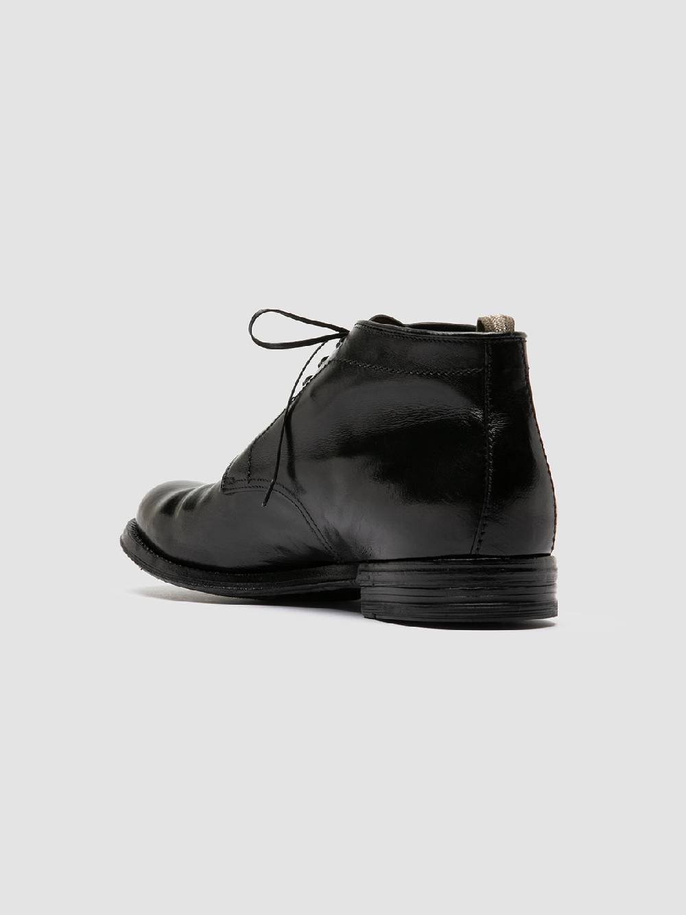 Officine Creative ANATOMIA 88 Stivali Chukka in Pelle Nera Offerta speciale