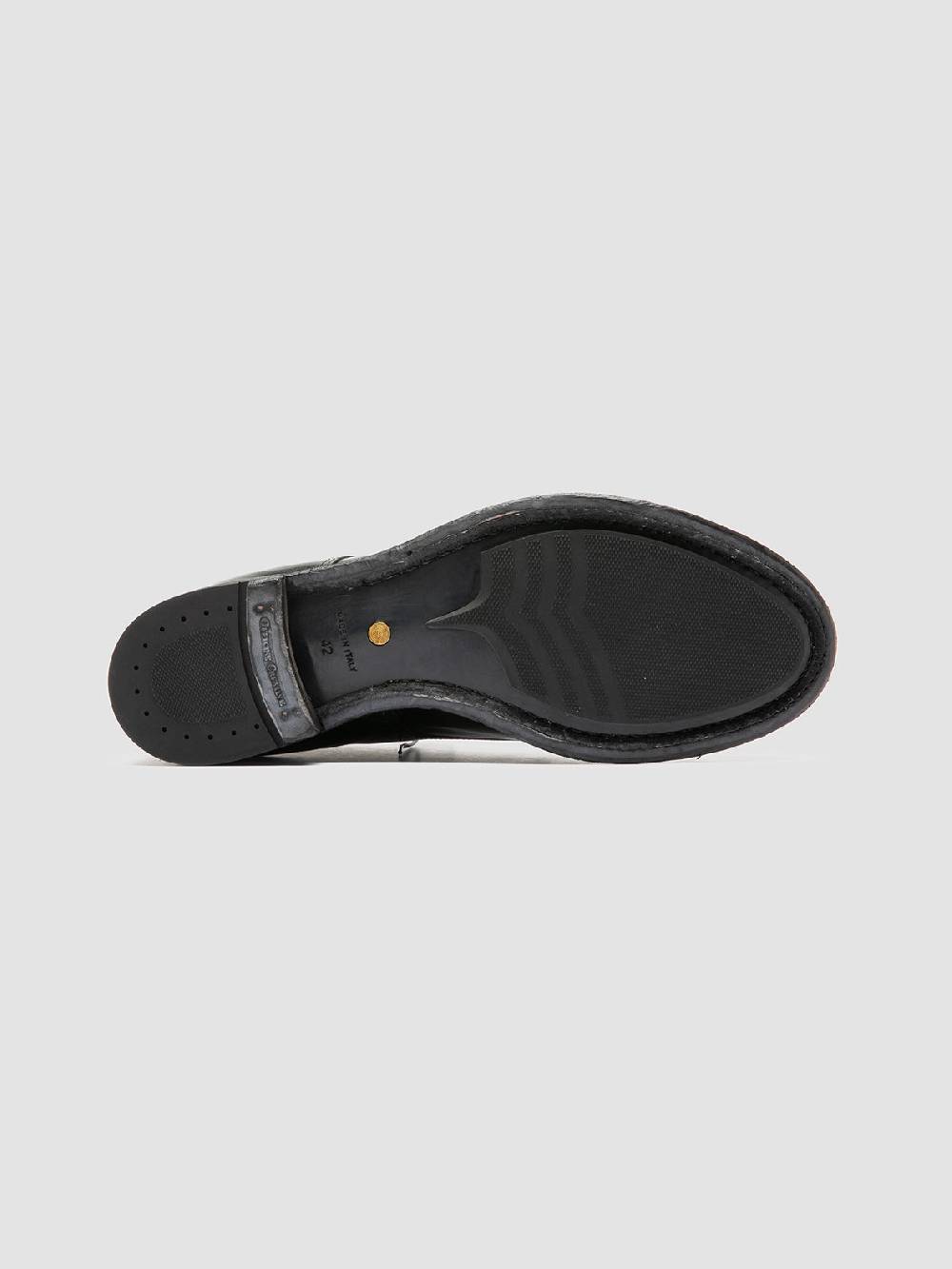 Officine Creative ANATOMIA 88 Stivali Chukka in Pelle Nera Offerta speciale