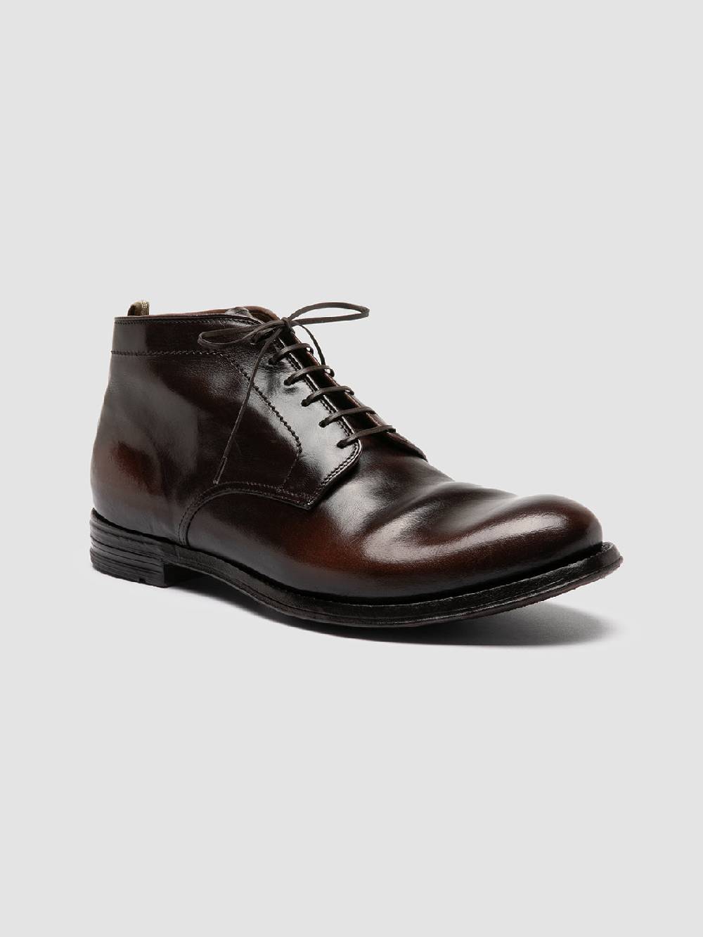 Officine Creative ANATOMIA 88 Stivali Chukka in Pelle Marrone Comprare a buon mercato