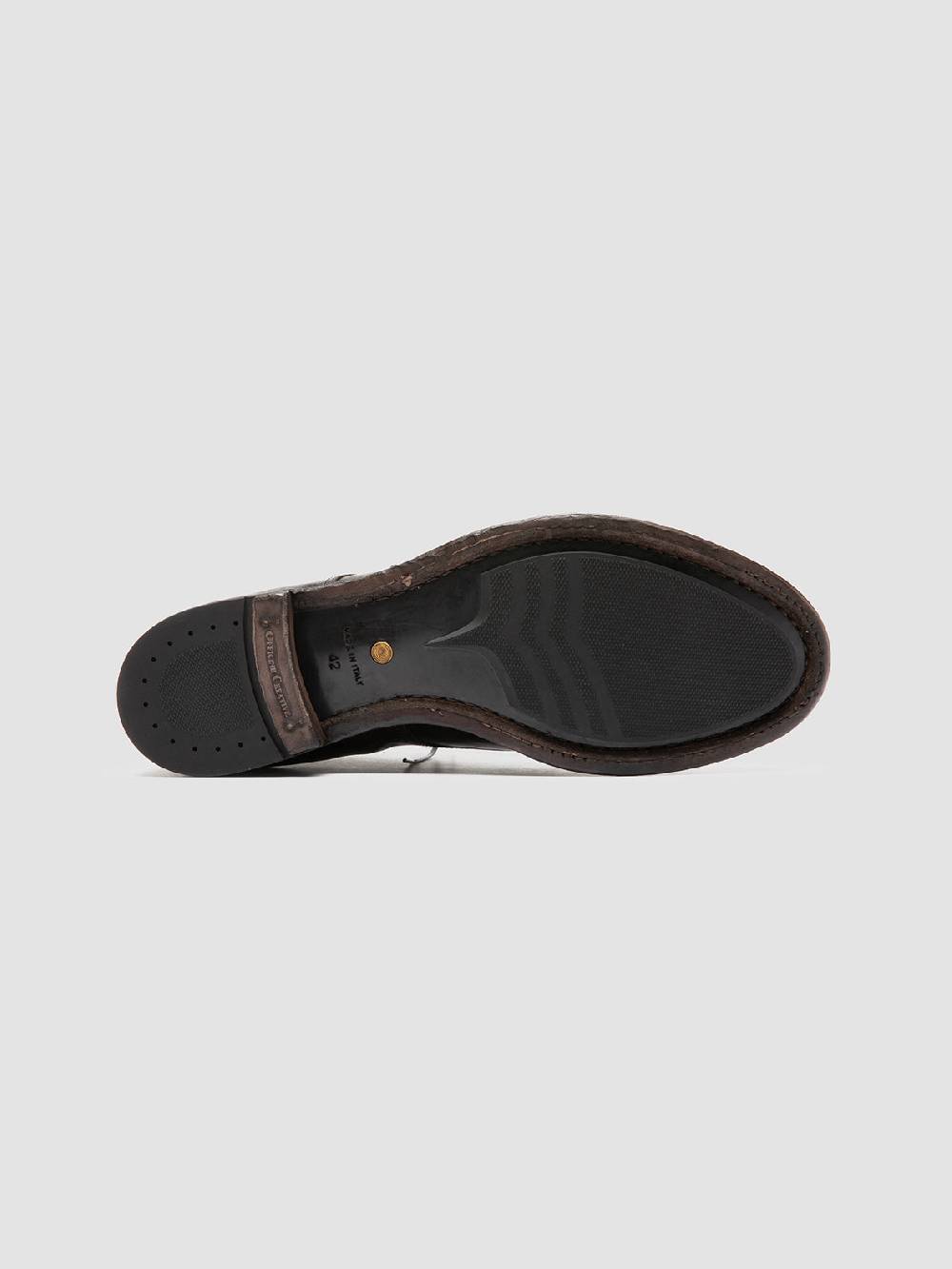 Officine Creative ANATOMIA 88 Stivali Chukka in Pelle Marrone Comprare a buon mercato