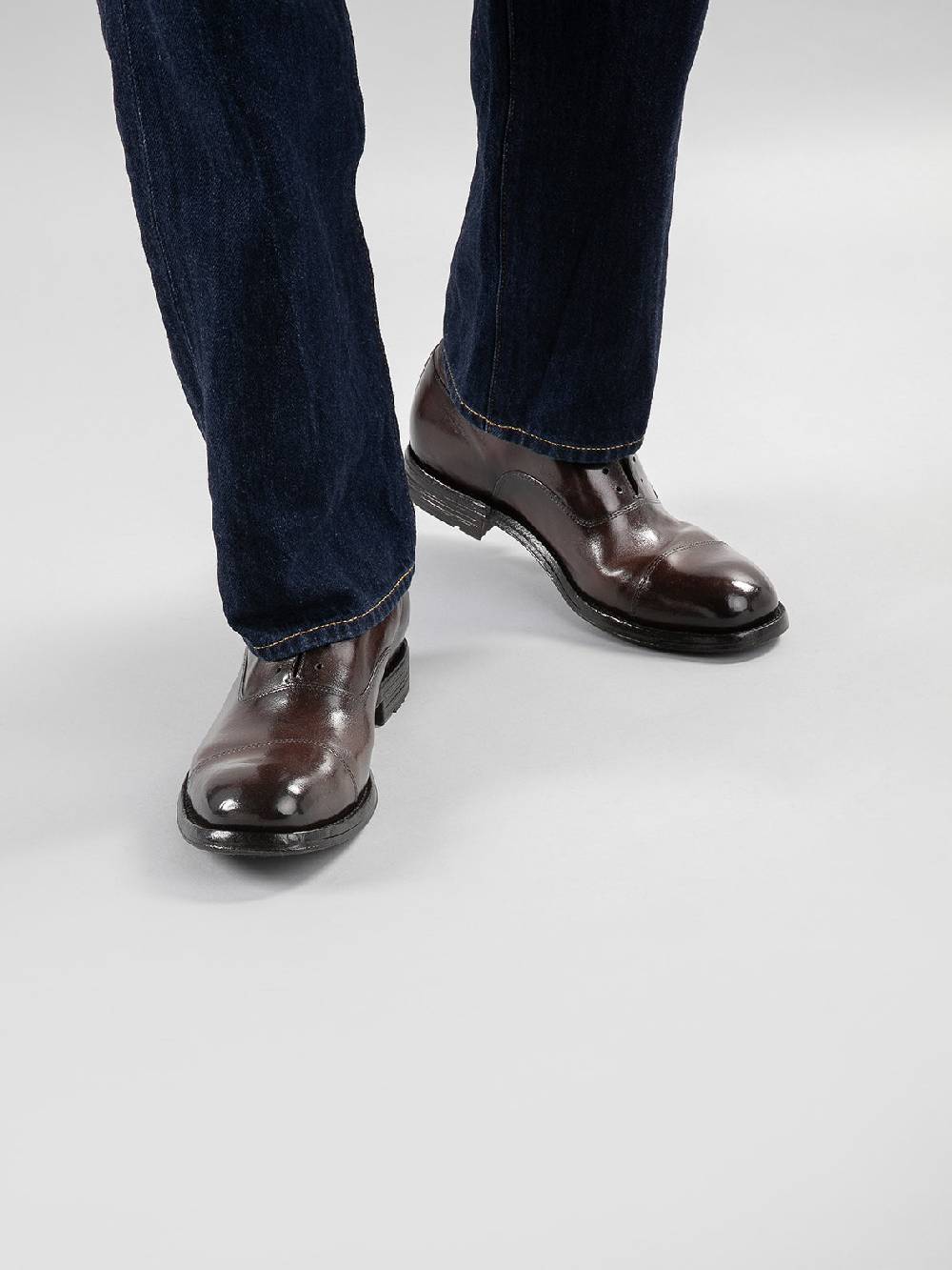 Officine Creative BALANCE 006 Oxford in Pelle Nera Grande vendita