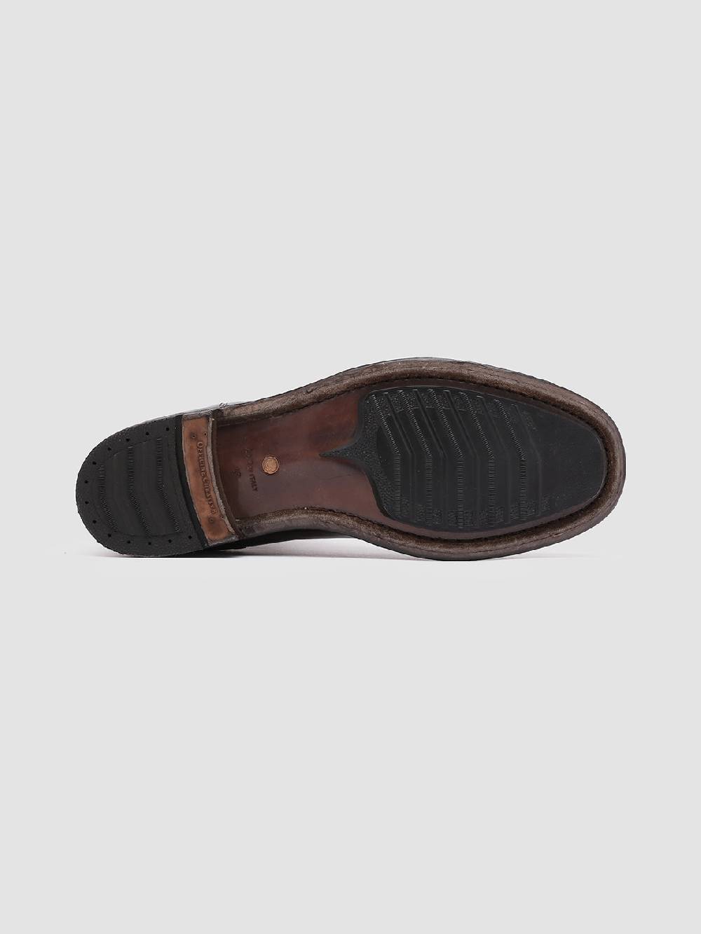 Officine Creative BALANCE 008 Stivaletti Chelsea in Pelle Marrone Fornitura limitata