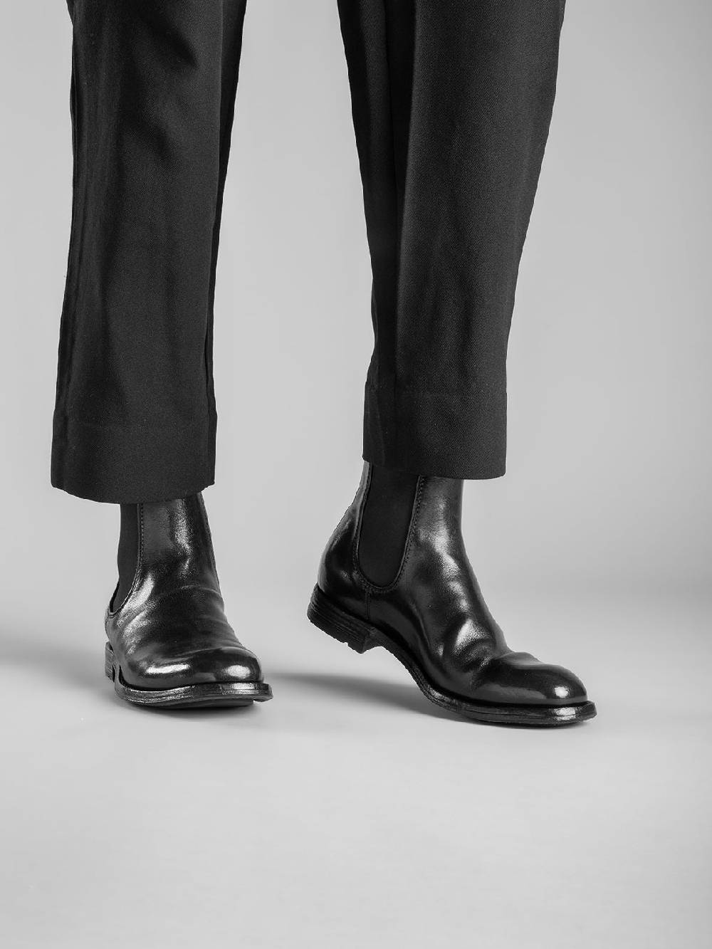 Officine Creative BALANCE 008 Stivaletti Chelsea in Pelle Marrone Fornitura limitata