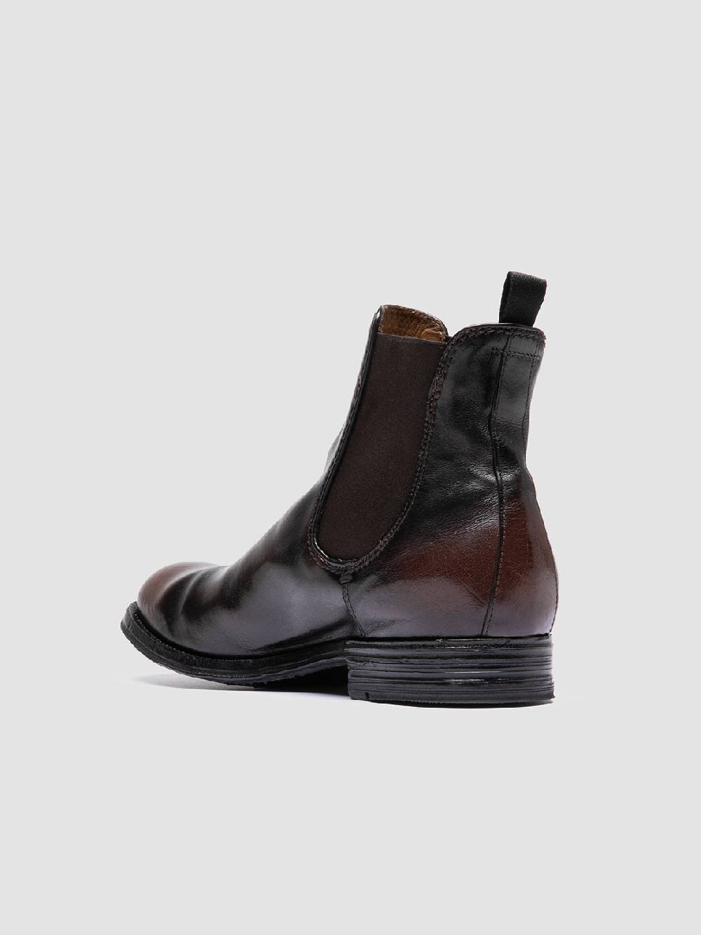 Officine Creative BALANCE 008 Brown Leather Chelsea Boots Shopping online