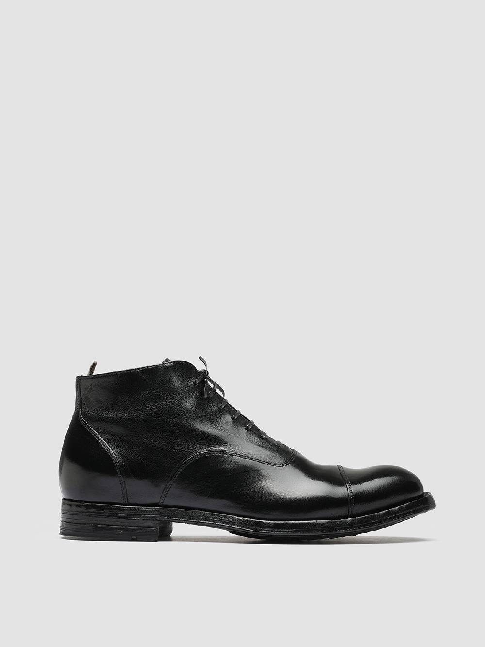 Officine Creative BALANCE 009 Stivaletti in Pelle Nera Offerta esclusiva