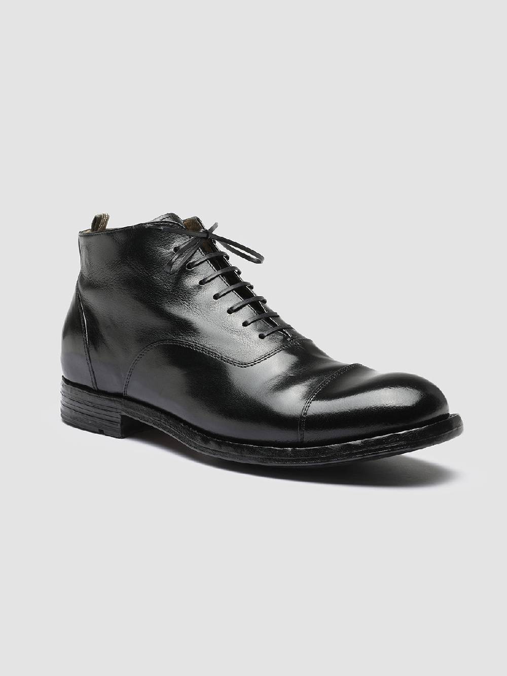 Officine Creative BALANCE 009 Stivaletti in Pelle Nera Offerta esclusiva