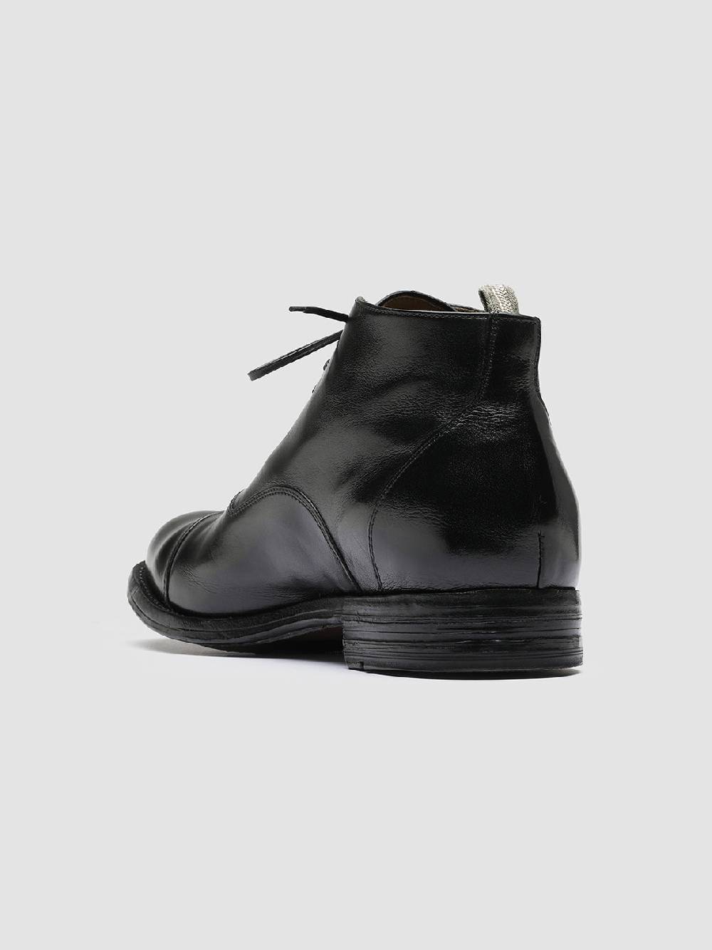 Officine Creative BALANCE 009 Stivaletti in Pelle Nera Offerta esclusiva
