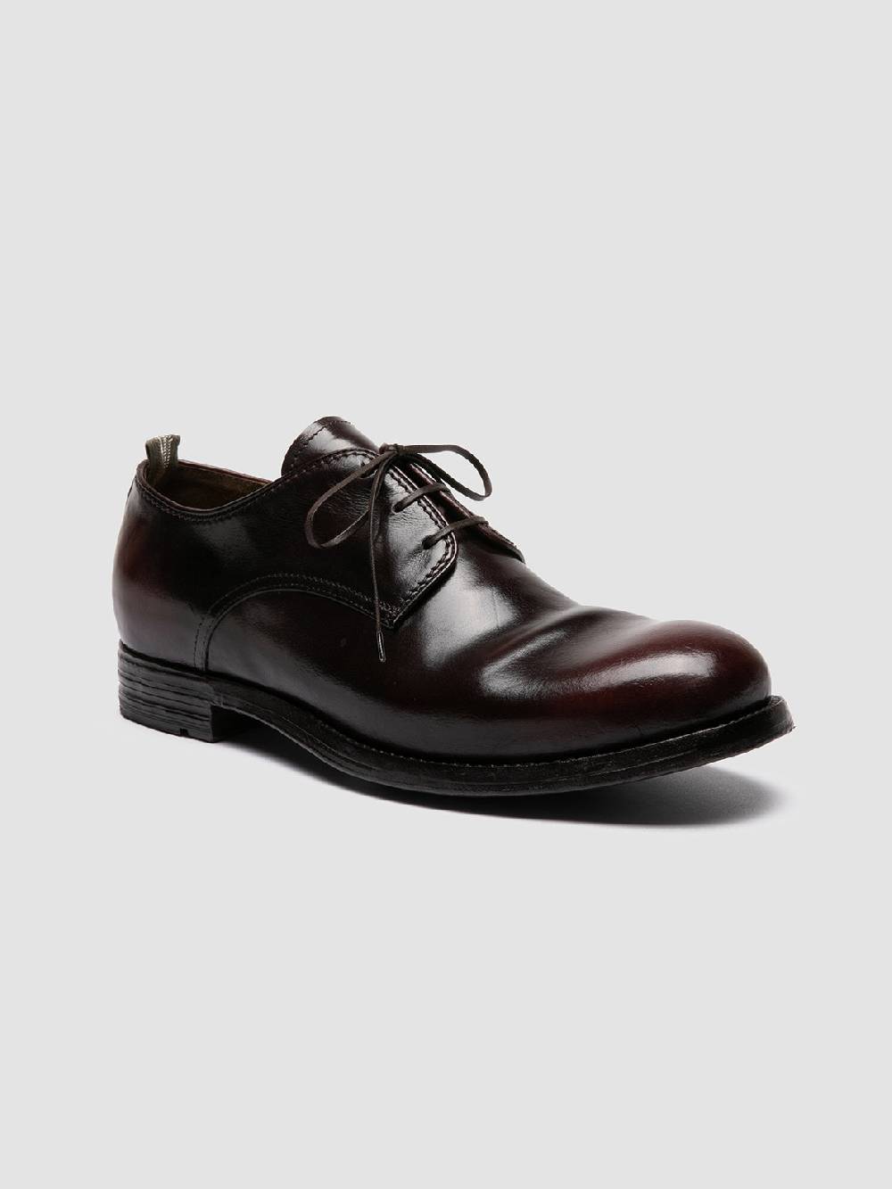 Officine Creative BALANCE 019 Derby in Pelle Bordeaux Offerta Pasqua