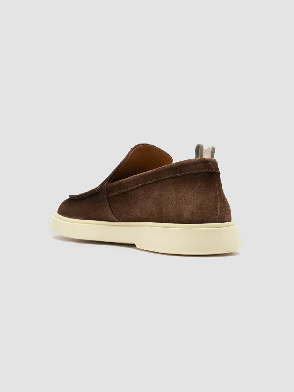 Officine Creative BONES 002 Mocassini in Pelle Scamosciata Tortora Offerta Anniversario