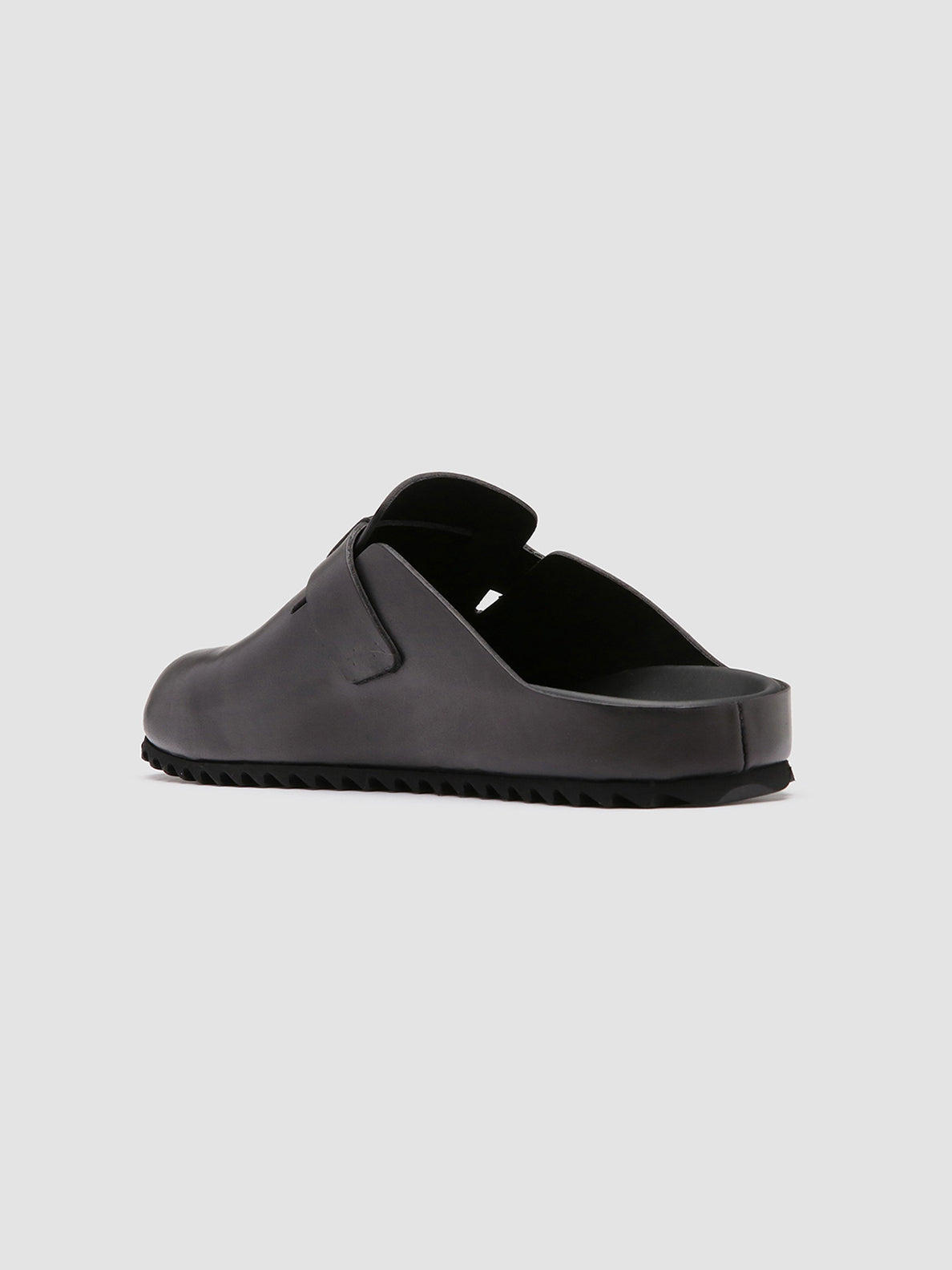 Officine Creative AGORÀ 004 Pantofole in Pelle Nera Liquidazione