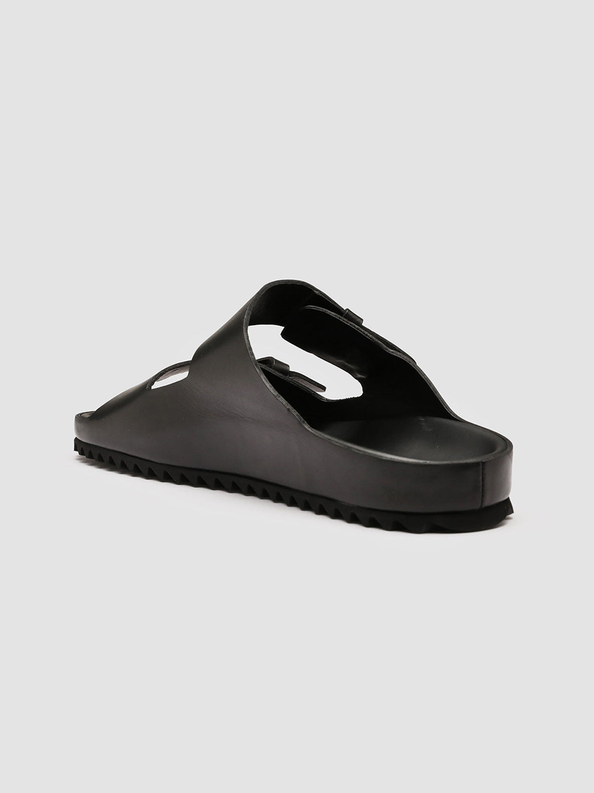 Officine Creative AGORA' 002 Sandali in Pelle Nera Comprane uno, ottenene uno gratis