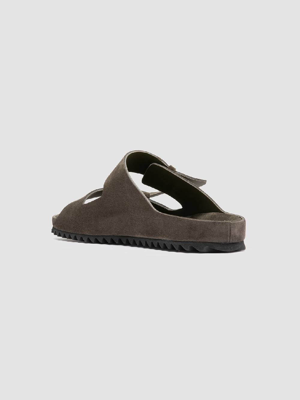 Officine Creative AGORA’ 002 Sandali in Pelle Scamosciata Verde Offerte speciali